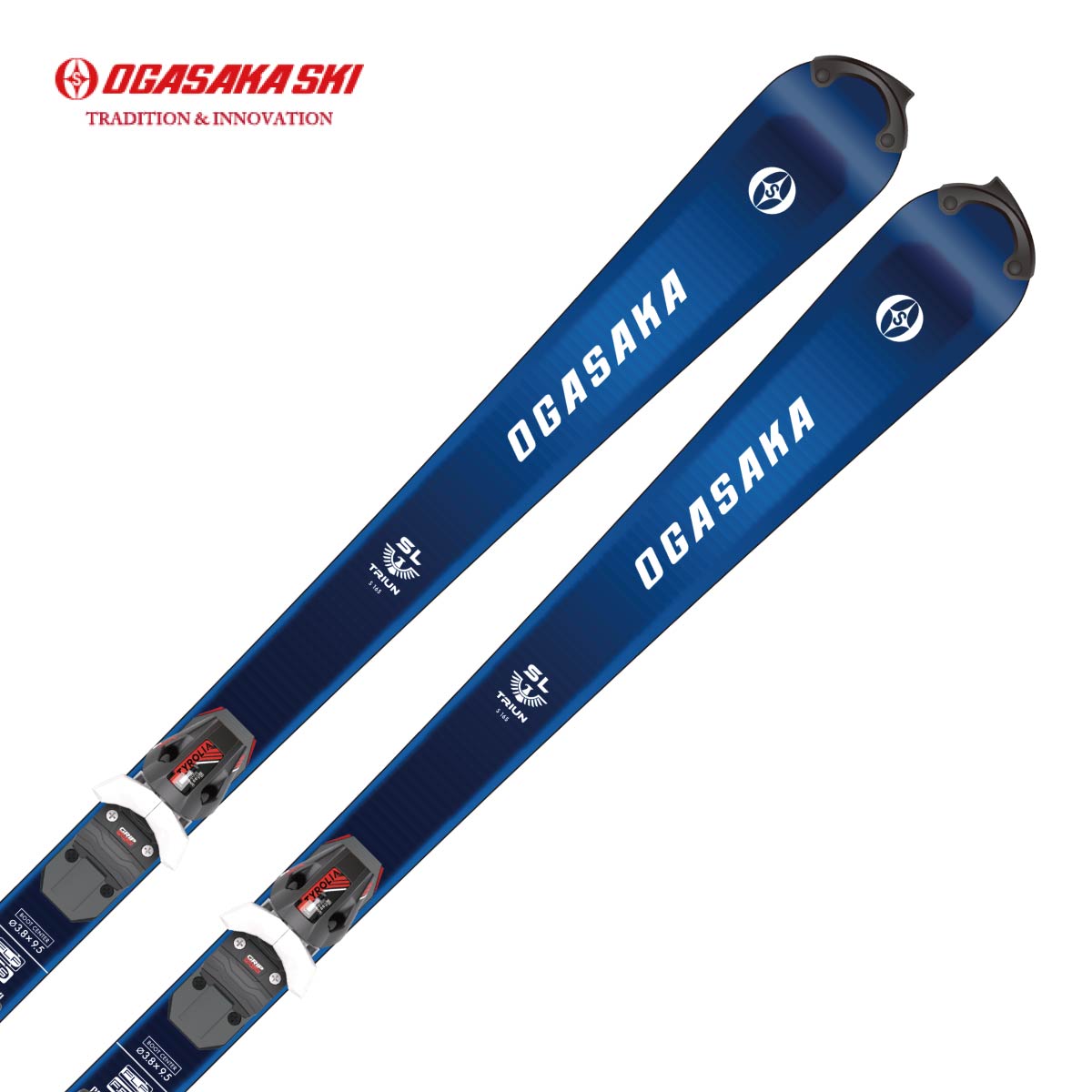 OGASAKA TRIUN S 165cm TYROLIA ストック付 セット OGASAKA TRIUN S 165cm TYROLIA ストック付 セット 【公式通販】