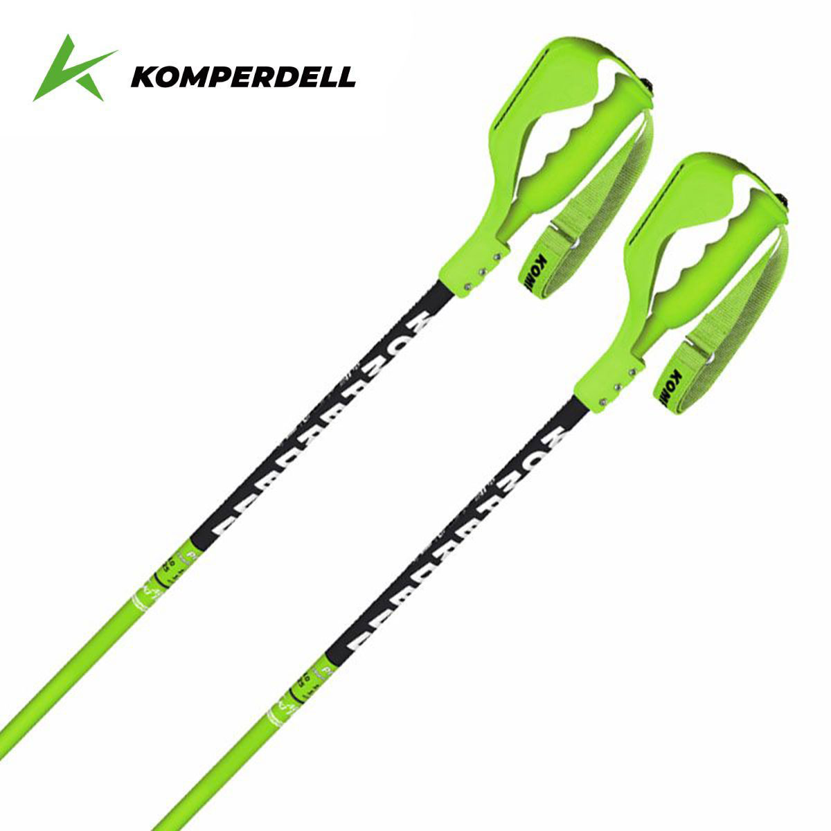 KOMPERDELL コンパーデル スキーポール ストック メンズ レディース＜2027＞KO1-ALSLWC / Nationalteam Slalom Worldcup Alu 19 mm/ナショナルチーム スラローム ワールドカップ アル 19ミリ【SL】【アルミ】