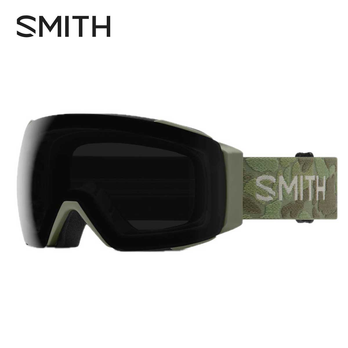 SMITH スミス スキーゴーグル■I/O MAG アイオー マグ■カラーレンズ（可視光線透過率VLT）EXTRA LENS（可視光線透過率VLT）■SMITH X HIGH FIVESCP SUN BLACK（12％）CP STORM AMBER（67%）FEATURES・MAG CHANEGEレンズ交換が一瞬で可能なマグネットレンズ交換システムを搭載・レンズ2枚付属で全天候対応・5倍の曇り止めテクノロジー・レンズカバー・ベルト幅43mmSMITH MAGレンズチェンジシステムを搭載したインターチェンジブルゴーグル。独自のマグネットシステムとレンズセキュリティシステムを採用。顔全体を包み込む完璧なフィットを求めたミディアムサイズフレームを採用。フォグフリービジョンを可能にするAir Evac機能でヘルメットとの究極なインテグレーション。最大限の視界を確保するラージサイズの球面レンズには5Xアンチフォグテクノロジーを装備。一切無駄のないコンパクトな構造がマグネットゴーグルとは思えない軽さを実現。環境を考慮したサスティナブルパッケージ。レンズカバーが付属する。※20/21デザインリニューアルにより19/20以前のモデルとのレンズ互換性はありません。※メーカー企画書の情報で商品登録を行っております。予告なしに商品名と仕様変更される場合がございます。