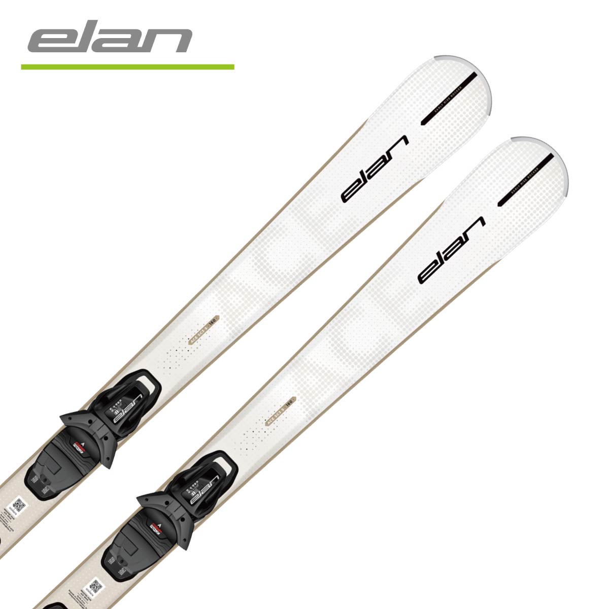 ELAN エラン スキー板■ACE SC3 S W WHITE- エースエスシー3エス W ホワイト■140cm R：(10.3 m)サイドカット：(122/74/103 mm)■146cm R：(11.3 m)サイドカット：(122/74/103 mm)■152cm R：(12.4 m)サイドカット：(122/74/103 mm)■160cm R：(13.9 m)サイドカット：(122/74/103 mm)■168cm R：(15.4 m)サイドカット：(122/74/103 mm)BindingEL 9.0 GW SHIFT BLK/BLK B78ARTICLE NUMBERACIMVR26MAIN TECHNOLOGYMono TiDual WoodcoreCONSTRUCTIONFull Power CapPROFILEEarly Rise RockerBASESintered High Speed Gliding base※メーカー企画書の情報で商品登録を行っております。予告なしに商品名と仕様変更される場合がございます。