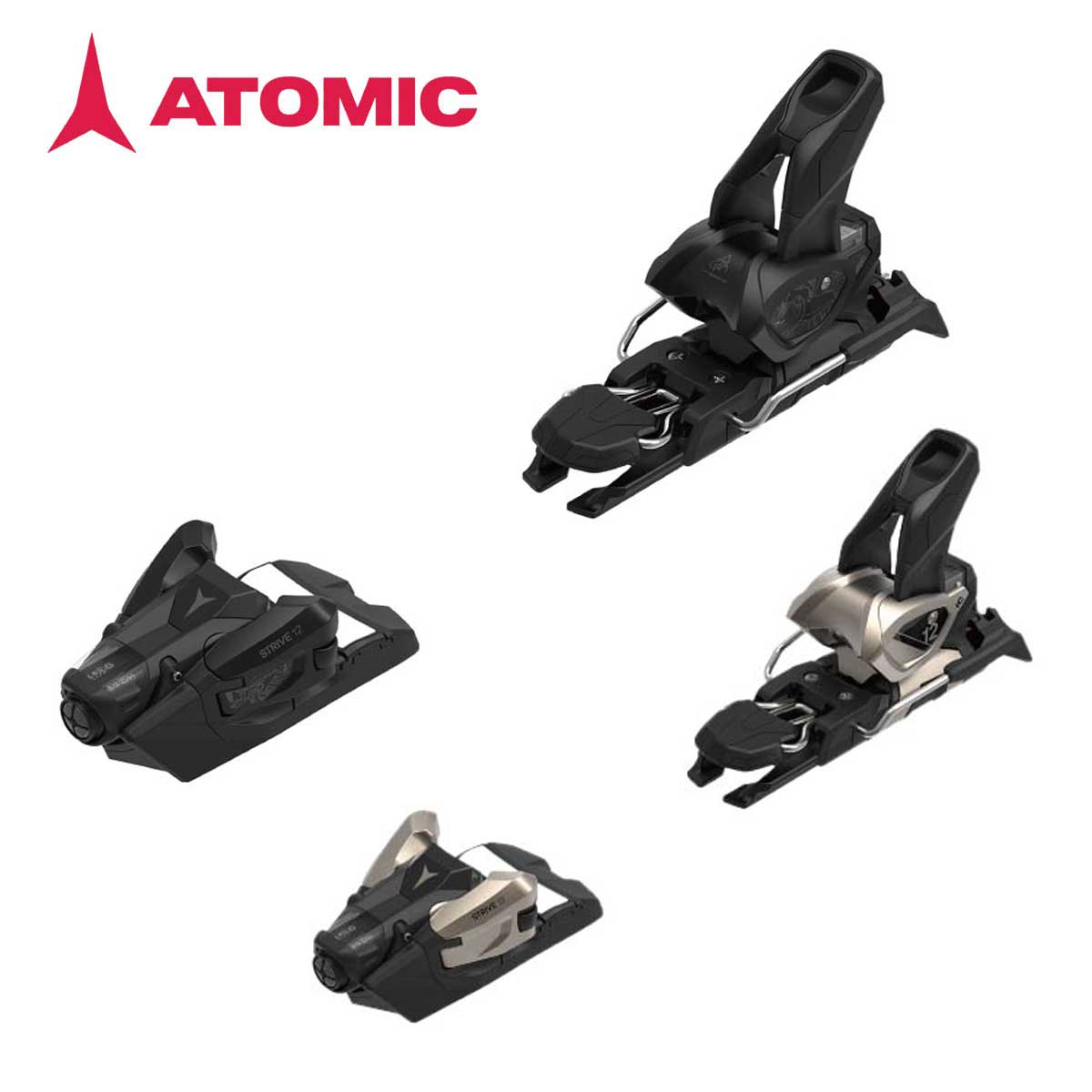 ATOMIC アトミック スキー ビンディング メンズ レディース ＜2027＞ STRIVE 12 GW / AD5002380 /ストライブ 12 GW/ AD5002274【グリップウォーク対応】 単品