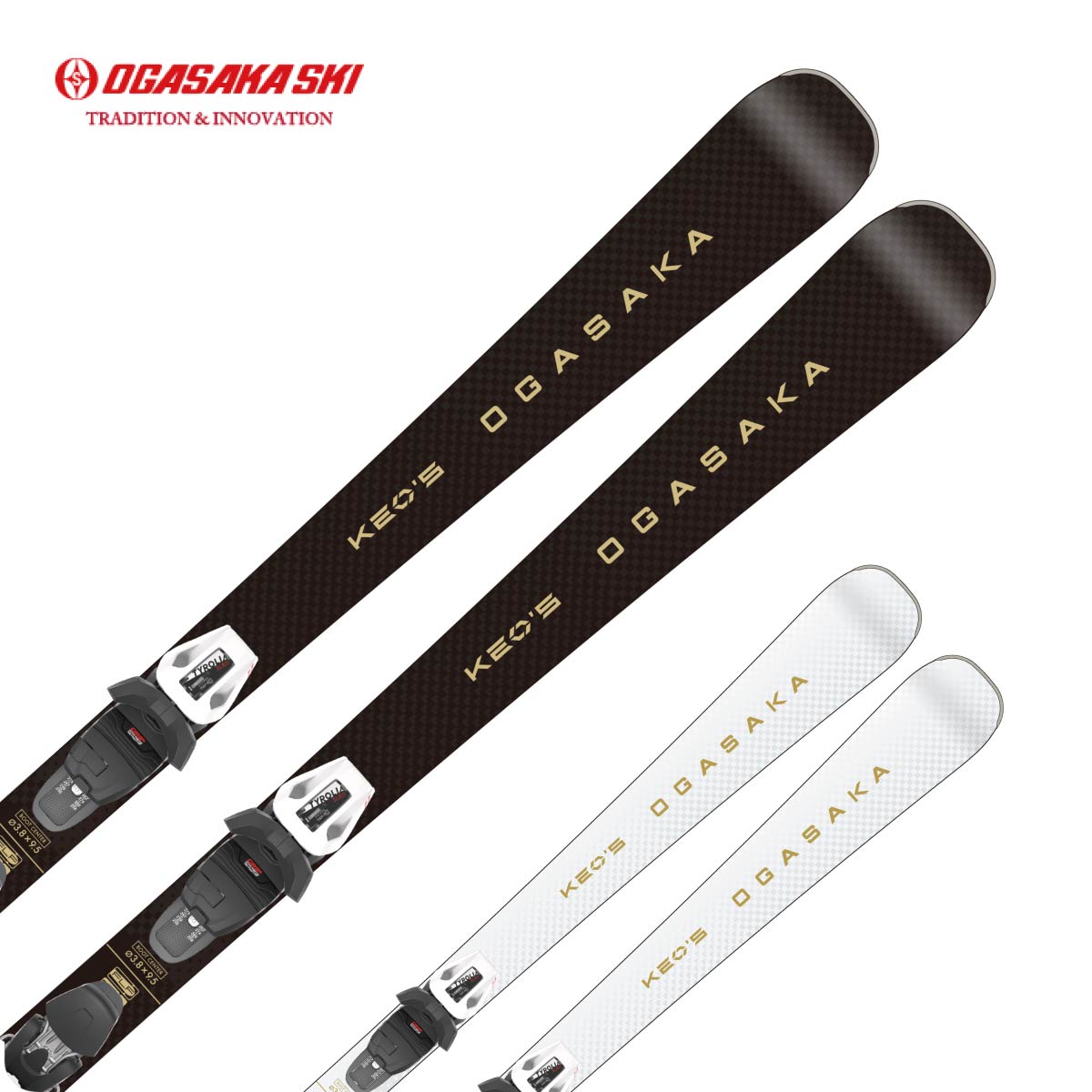 OGASAKA オガサカ スキー板■KEO'S KS-CX/BK■KEO'S KS-CX/WT■145cm　R：( 9.5 m)サイドカット：( 119/66/104 mm)■150cm　R：( 10.2 m)サイドカット：( 119/66/104 mm)■155cm　R：( 10.9 m)サイドカット：( 119/66/104 mm)■160cm　R：( 11.7 m)サイドカット：( 119/66/104 mm)■165cm　R：( 12.5 m)サイドカット：( 119/66/104 mm)Plate/Binding・JOY SLR BASE / チロリアSLR 11GW WT.GL/BK/RD カラー: 品番・BLACK: KS-CX/ BK・WHITE: KS-CX/ WT構造・サンドウィッチ・Front Float System・Front Lead Function構成材・NFウッドコア(超軽量芯材)・特殊F.R.P滑走面・素材：UHMW-PE グラファイト・仕上げ：ミクロストーン＆セラミックディスクフィニッシュ・ストラクチャー：クロスエッジ・シームレス重量※・板：1/2セット重量　788g/m・ビンディング：(1/2セット・JOY SLR BASE Plate含む）1,080g/ソールサイズ調整幅255～338mm/DN値：3-11 ※1/2セット重量は参考値ですので予めご了承ください。原産国・板：日本・ビンディング：オーストリアNEO Carvingをより幅広い層のスキーヤーに楽しんでいただけるように改良したショート系オールラウンドモデル。KS-CVと同じ形状の軽量芯材モデルのKS-CX。ターン前半の捉えが早く、低速でもクイックなカービングターンを気軽に楽しめます。グルーミングバーンで本領を発揮し、初心者や脚力のない方の低速域からの滑走スピードの向上をサポートしてくれます。低速域でもネオ・カービングを体験できるスキーという意味合いが込められたKS-CX、是非Carving Experienceを体感してみてください。※メーカー企画書の情報で商品登録を行っております。予告なしに商品名と仕様変更される場合がございます。