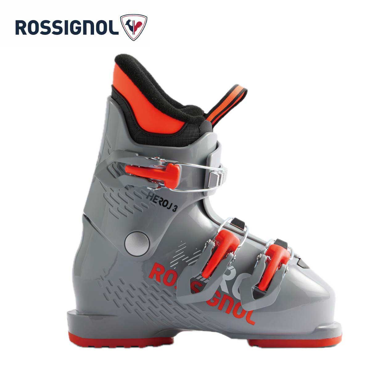 ROSSIGNOL ロシニョール スキーブーツ■HERO J3 ヒーロー J3フレックス（硬さ）：40ラスト（幅）：-mmCOLOR・POWER GREYSIZE・17.5cm、18.5cm、19.5cm、20.5cm、21.5cm(HALF　SIZES　ONLY)WEIGHT(1/2 PAIR)・820gTECHNOLOGY・JUNIOR CELLULAR DESIGNSTRUCTURE・SHELL MATERIAL/POLYOLEFINE・CUFF MATERIAL/POLYOLEFINE※メーカー企画書の情報で商品登録を行っております。予告なしに商品名と仕様変更される場合がございます。