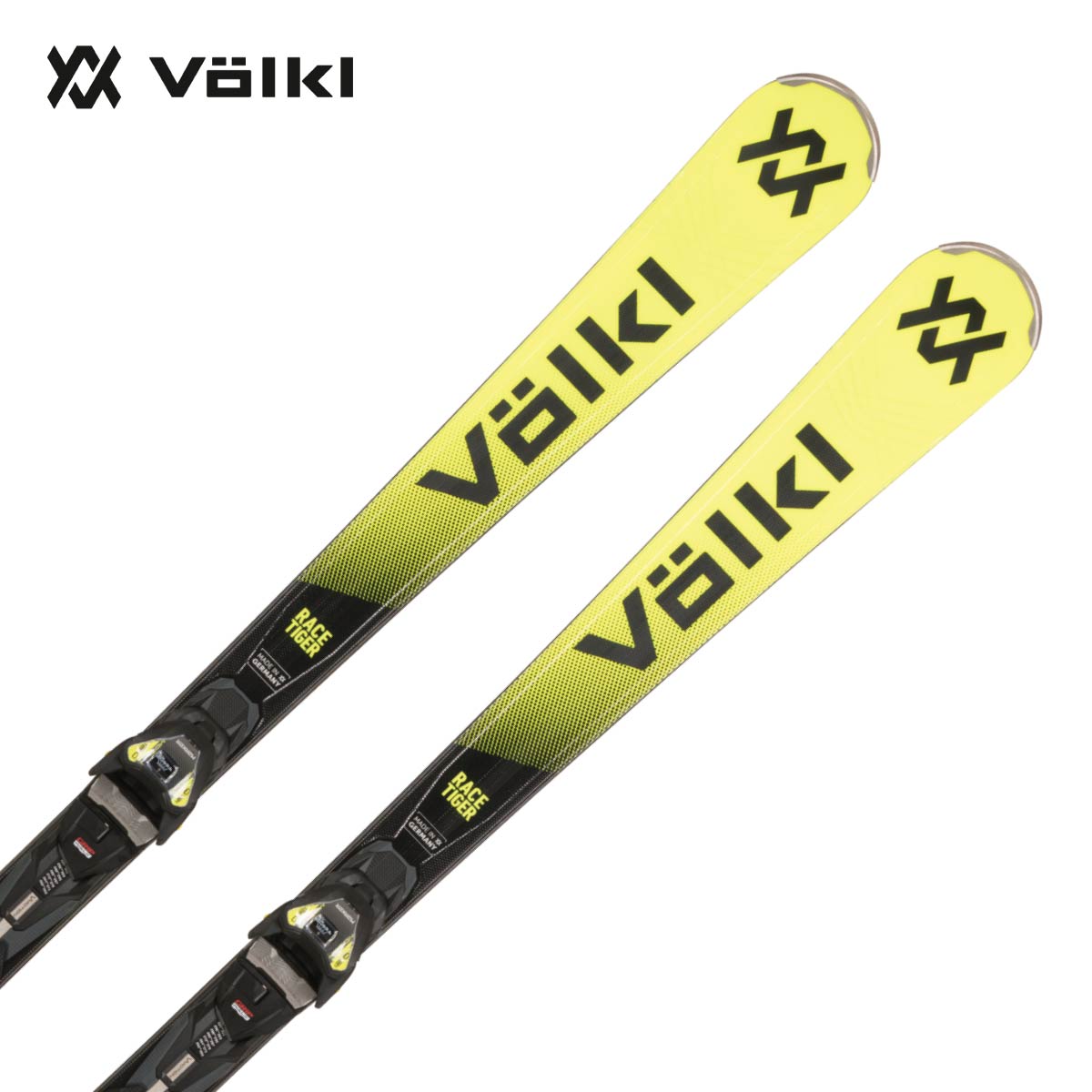 VOLKL フォルクル スキー板 メンズ レディース＜2027＞RACETIGER SC YELLOW / [V2610008.000] + VMOTION + VMOTION 12 YELLOW 90MM ビンディング セット 取付無料【グリップウォーク対応】