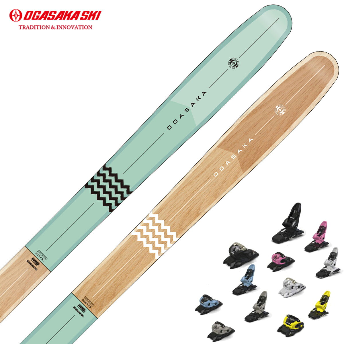 OGASAKA オガサカ スキー板■E-TURN ET-10.8■164cm　R：( 13.6 m)サイドカット：( 135.0/108.0/126.5 mm)■173cm　R：( 15.9 m)サイドカット：( 135.0/108.0/126.5 mm)■178cm　R：( 17.3 m)サイドカット：( 135.0/108.0/126.5 mm)■183cm　R：( 18.7 m)サイドカット：( 135.0/108.0/126.5 mm)■188cm　R：( 20.1 m)サイドカット：( 135.0/108.0/126.5 mm)構造・サンドウィッチ・Front Lead Function構成材・NFウッドコア(超軽量芯材)・特殊F.R.P滑走面素材：UHMW-PE　ナチュラル仕上げ：ミクロストーン＆セラミックディスクフィニッシュストラクチャー：クロスエッジシームレス重量※・板：1/2セット重量　1,037g/m※1/2セット重量は参考値ですので予めご了承ください。原産国板：日本パウダーベースのオールラウンドスキー、パウダー7　ゲレンデ3パウダーラン、ツリーランにおいては膝上くらいのパウダーでも楽にスキーの向きを変えることができ、ゲレンデではデモ用モデルのスキーと同じような感覚でキレのあるターンを楽しむことができます。パウダーベースのオールラウンドスキーが前モデルの乗り味を継承しつつ、より様々な場面での操作性が向上しました。グリップ力を高め、高速安定性と春雪や悪雪での滑走性が向上しました。108mmというシチュエーションを選ばないセンター幅を備え、パウダーもゲレンデも両方楽しみたいスキーヤーにオススメのモデルです。※メーカー企画書の情報で商品登録を行っております。予告なしに商品名と仕様変更される場合がございます。