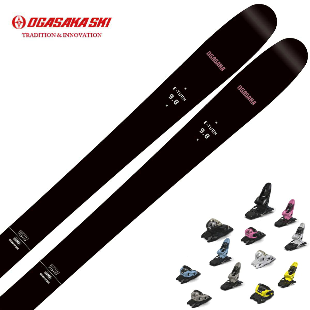 OGASAKA オガサカ スキー板■E-TURN ET-9.8■165cm　R：( 14.4 m)サイドカット：( 133/98/121 mm)■172cm　R：( 16.0 m)サイドカット：( 133/98/121 mm)■179cm　R：( 17.7 m)サイドカット：( 133/98/121 mm)■186cm　R：( 19.5 m)サイドカット：( 133/98/121 mm)構造・サンドウィッチ・Front Lead Function構成材・NFウッドコア(超軽量芯材)・特殊F.R.P滑走面素材：UHMW-PE　ナチュラル仕上げ：ミクロストーン＆セラミックディスクフィニッシュストラクチャー：クロスエッジシームレス重量※・板：1/2セット重量　933g/m※1/2セット重量は参考値ですので予めご了承ください。原産国板：日本サイドカントリー、ツアー、ゲレンデユース用、パウダー4　ゲレンデ7パウダーやツアースキー、ゲレンデメインのスキーヤーにおすすめの「ET-9.8」 が、前モデルよりもゲレンデユースでのポテンシャルが向上しました。パウダーはもちろん、オフピステや圧雪バーンにおいても抜群の回転性能と安定性を発揮します。春先のザラメ雪、悪雪においても雪質を選ばずに優雅なクルージングを楽しむことができます。また回転性能に優れ、スキーの長さを感じさせない操作性の良さが特徴的で地形遊びも軽快な操作感で楽しめます。※メーカー企画書の情報で商品登録を行っております。予告なしに商品名と仕様変更される場合がございます。