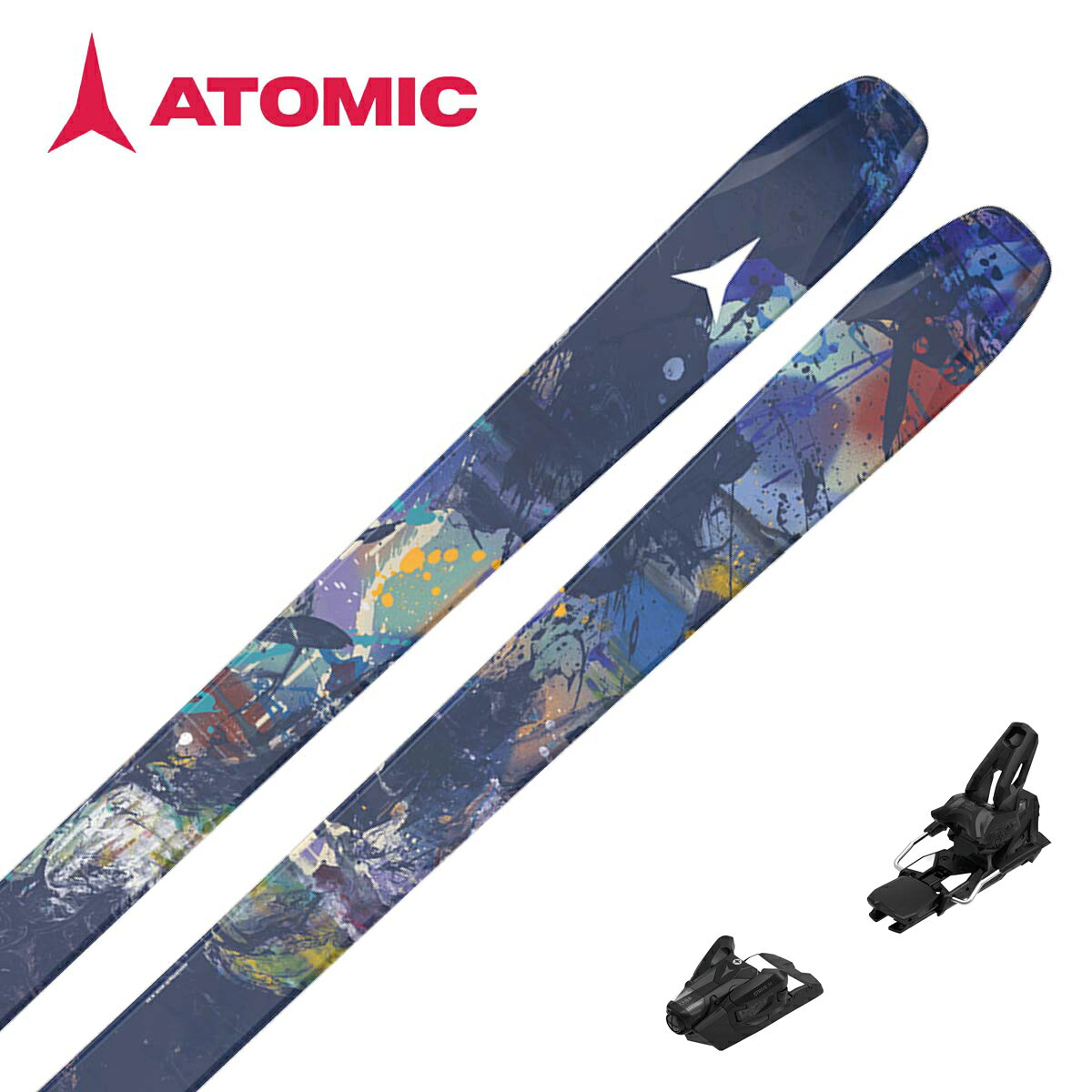 ATOMIC アトミック スキー板■Bent 90ベント 90■157cm R：(15 m)サイドカット：(118/90/109 mm)■166cm R：(17 m)サイドカット：(118/90/109 mm)■175cm R：(19 m)サイドカット：(119/90/109 mm)■184cm R：(21 m)サイドカット：(119/90/109 mm)ARTICLE NUMBERAA0030956RockerAll Mountain Rocker 20/70/10Features・HRZN Tech Tip & Tail・Directional Shape・Light Woodcore・Dura Cap Sidewall・Glossy Topsheet・Side Edge Angle: 87°・Base Edge Angle: 1.3°・Resist Edge ParkWeight（板のみ）1600g / 175cm原産国Bulgaria山全体をリッピングするのも、パークでスイッチコーク10の真ん中を逆さまに滑るのもお手の物です。※メーカー企画書の情報で商品登録を行っております。予告なしに商品名と仕様変更される場合がございます。