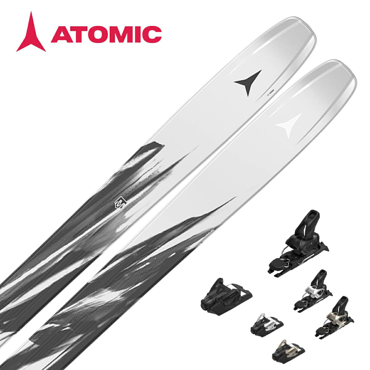 ATOMIC アトミック スキー板■Maverick 115 CTIマーベリック 115 CTI■177cm R：(17 m)サイドカット：(139.5/115/128.5 mm)■185cm R：(18 m)サイドカット：(140.5/115/129.5 mm)■193cm R：(19 m)サイドカット：(141.5/115/130.5 mm)ARTICLE NUMBERAA0030938RockerPowder Rocker 30/50/20Features・HRZN 3D Maverick/Maven・Directional Shape・Power Woodcore・CTI Powered・Dura Cap Sidewall・Matte Topsheet・Side Edge Angle: 87°・Base Edge Angle: 1.3°・World Cup Base Finish・Standard EdgeCarbon Footprint Reduction*-24%Weight（板のみ）2150g / 193cm原産国Austriaフリーライド・ワールドツアーで証明された、全地形対応のスキー。ハードにチャージするフリーライドとオフピステでの多用途性を提供します。※メーカー企画書の情報で商品登録を行っております。予告なしに商品名と仕様変更される場合がございます。
