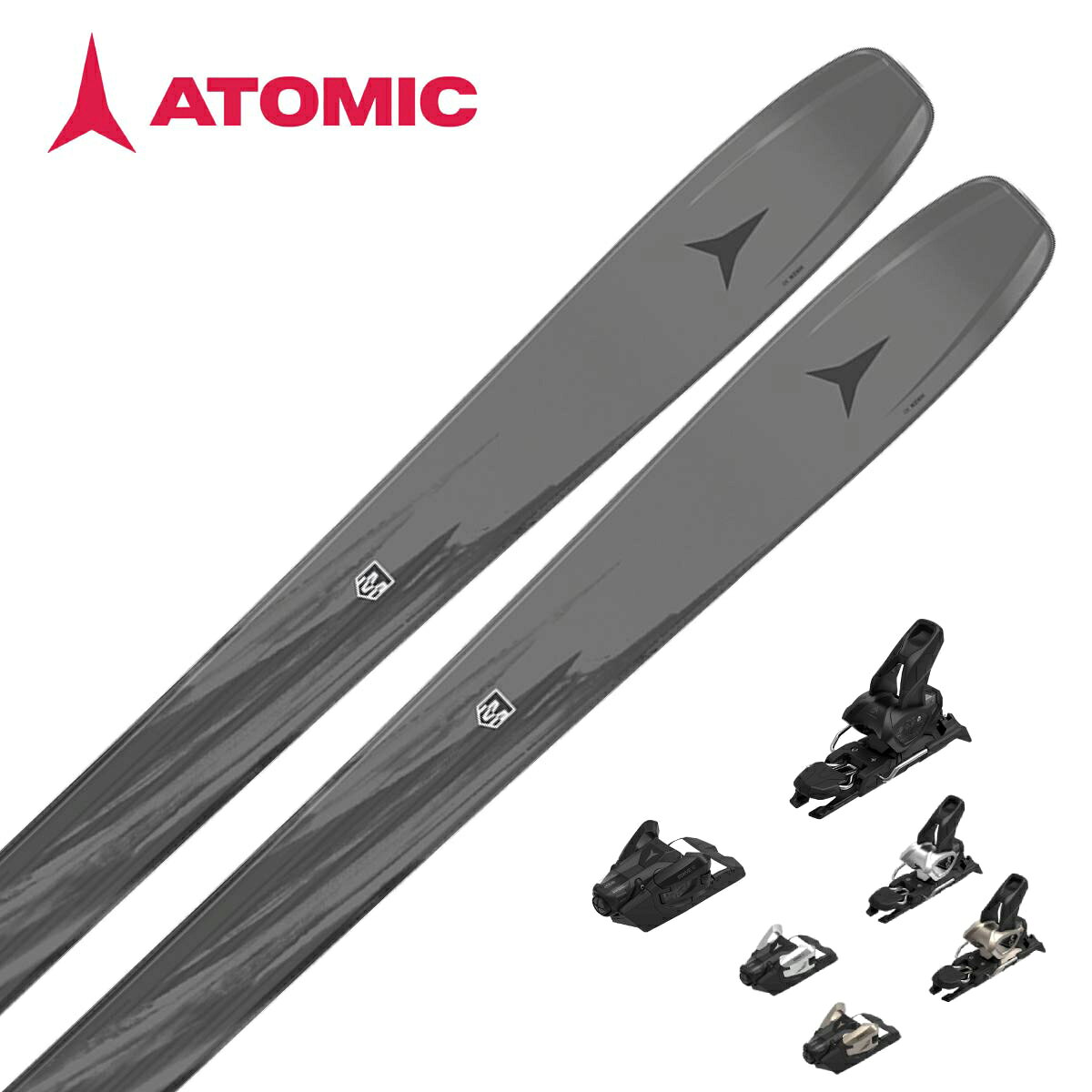 ATOMIC アトミック スキー板 メンズ レディース ＜2027＞MAVERICK 96 CTI / AA0030928 + ＜27＞ATOMIC STRIVE 12 GW ビンディング セット 取付無料【グリップウォーク対応】