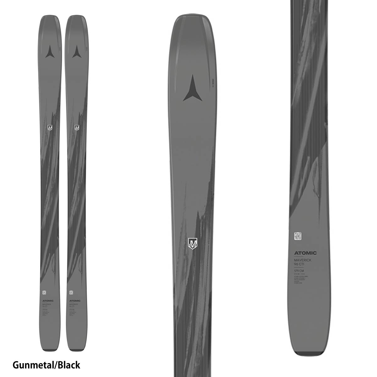 スキー専門店 タナベスポーツのATOMIC アトミック スキー板 メンズ レディース ＜2027＞MAVERICK 96 CTI / AA0030928 + ＜27＞ATOMIC STRIVE 12 GW ビンディング セット 取付無料【グリップウォーク対応】｜アングル2