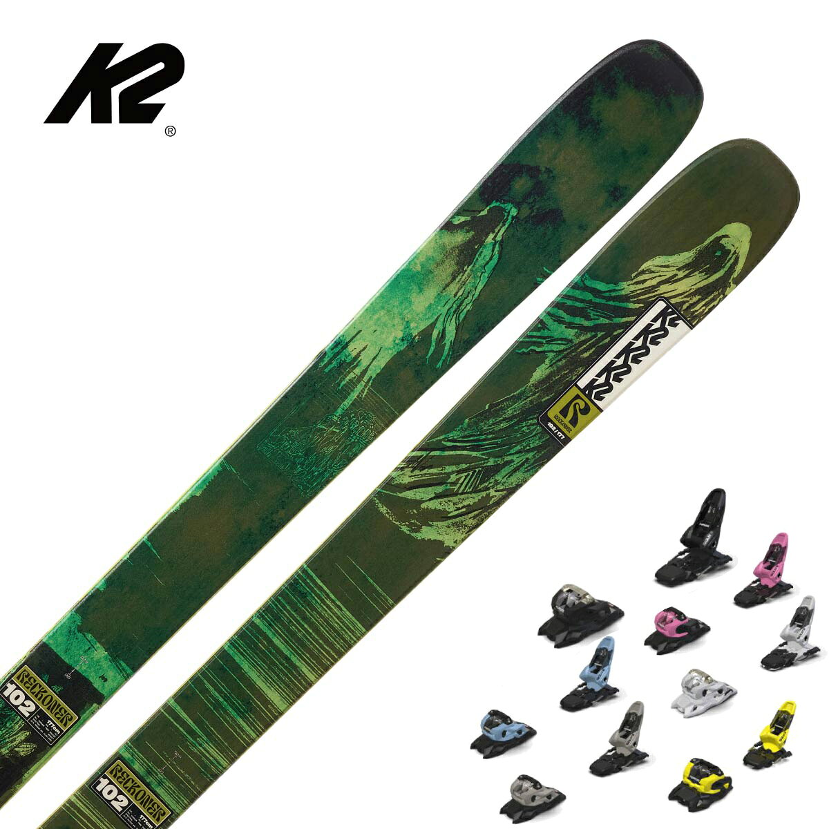 K2 ケーツー スキー板■RECKONER 102 レコナー 102■163cm R：( - m)サイドカット：( 134/102/127 mm)■170cm R：( - m)サイドカット：( 134/102/127 mm)■177cm R：( 17.7 m)サイドカット：( 134/102/127 mm)■184cm R：( - m)サイドカット：( 134/102/127 mm)■191cm R：( - m)サイドカット：( 134/102/127 mm)FEATURESSpectral Braid, Carbon Boost, Triaxial Braided Core, Twin Tech Sidewalls.Bio ResinROCKERAll Terrain Twin RockerCOREAspen Microblockメーカー品番 KS250953山全体をあなたの遊び場に。上位モデルと同じテクノロジーを搭載したReckoner 102は、キャットトラックでコークドスリーを決めたり、バターを当てたり、ゲレンデ中を自由に遊び回るために作られた遊び心あふれるモデルです。多用途性と楽しさをしっかりと発揮します。※メーカー企画書の情報で商品登録を行っております。予告なしに商品名と仕様変更される場合がございます。