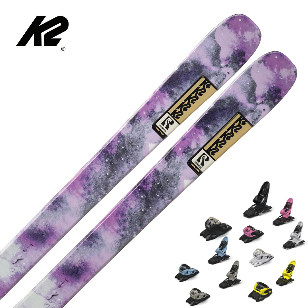 【9/11までP10+最大7,000円クーポン】K2 ケーツー スキー板 レディース＜2027＞RECKONER 92 W / [KS250973] + ＜27＞SQUIRE 11 ビンディング セット 取付無料 tanabesp-10171175 スキー専門店 タナベスポーツ パッケージ画像