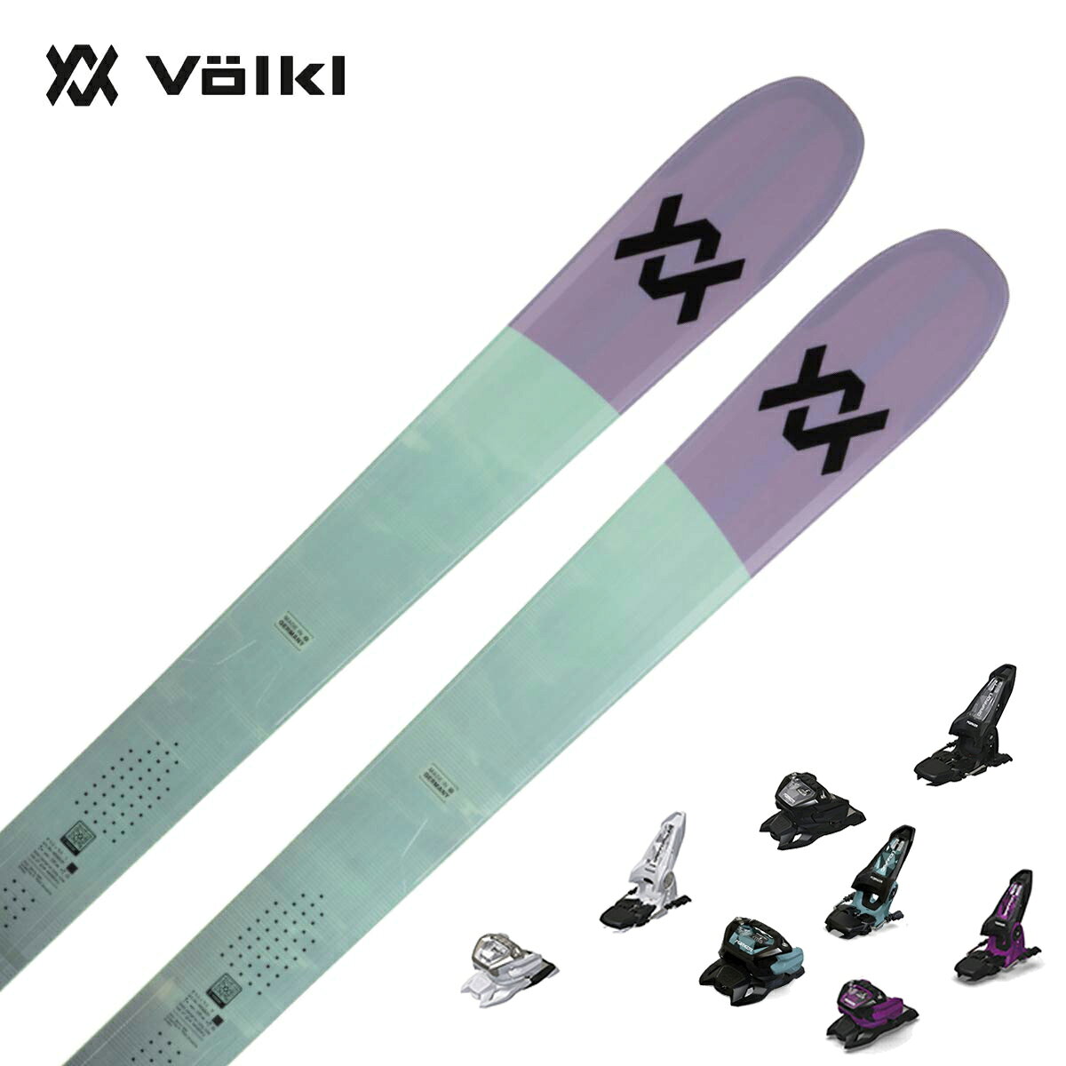 VOLKL フォルクル スキー板■BLAZE 104 PURPLE　ブレイズ 104 パープル■158cm R1・R2・R3・R4：( 17.8m・28.1m・12.6m・17.5m )サイドカット：( 143/104/128 mm)■165cm R1・R2・R3・R4：( 18.3m・30.8m・13.6m・18.7m )サイドカット：( 143/104/128 mm)■172cm R1・R2・R3・R4：( 19.2m・35.2m・15.2m・20.4m )サイドカット：( 143/104/128 mm)■179cm R1・R2・R3・R4：( 20.0m・39.9m・16.8m・22.3m )サイドカット：( 143/104/128 mm)■186cm R1・R2・R3・R4：( 20.8m・44.9m・18.5m・24.3m )サイドカット：( 143/104/128 mm)Plate/Binding・- / -品番V2610133.000TECHNOLOGY・4 Radius Drive Sidecut・3D. Glass・Full Sidewall・Titanal Binding Platform・Suspension Tip & Tail・Bio-based Resin・Base：P-Tex 2100・Base structure：Brushed structureCOREGreen Core / Hybrid Multilayer Woodcore重量1,945g　@184cm※Weight can vary slightly due to the production cycles.OPTIONALPre-cut skin avail.・TIP & TAIL ROCKER原産国ドイツ※メーカー企画書の情報で商品登録を行っております。予告なしに商品名と仕様変更される場合がございます。
