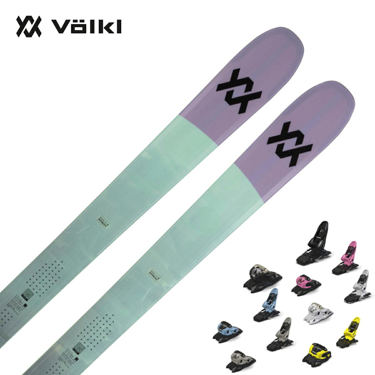 VOLKL フォルクル スキー板■BLAZE 104 PURPLE　ブレイズ 104 パープル■158cm R1・R2・R3・R4：( 17.8m・28.1m・12.6m・17.5m )サイドカット：( 143/104/128 mm)■165cm R1・R2・R3・R4：( 18.3m・30.8m・13.6m・18.7m )サイドカット：( 143/104/128 mm)■172cm R1・R2・R3・R4：( 19.2m・35.2m・15.2m・20.4m )サイドカット：( 143/104/128 mm)■179cm R1・R2・R3・R4：( 20.0m・39.9m・16.8m・22.3m )サイドカット：( 143/104/128 mm)■186cm R1・R2・R3・R4：( 20.8m・44.9m・18.5m・24.3m )サイドカット：( 143/104/128 mm)Plate/Binding・- / -品番V2610133.000TECHNOLOGY・4 Radius Drive Sidecut・3D. Glass・Full Sidewall・Titanal Binding Platform・Suspension Tip & Tail・Bio-based Resin・Base：P-Tex 2100・Base structure：Brushed structureCOREGreen Core / Hybrid Multilayer Woodcore重量1,945g　@184cm※Weight can vary slightly due to the production cycles.OPTIONALPre-cut skin avail.・TIP & TAIL ROCKER原産国ドイツ※メーカー企画書の情報で商品登録を行っております。予告なしに商品名と仕様変更される場合がございます。