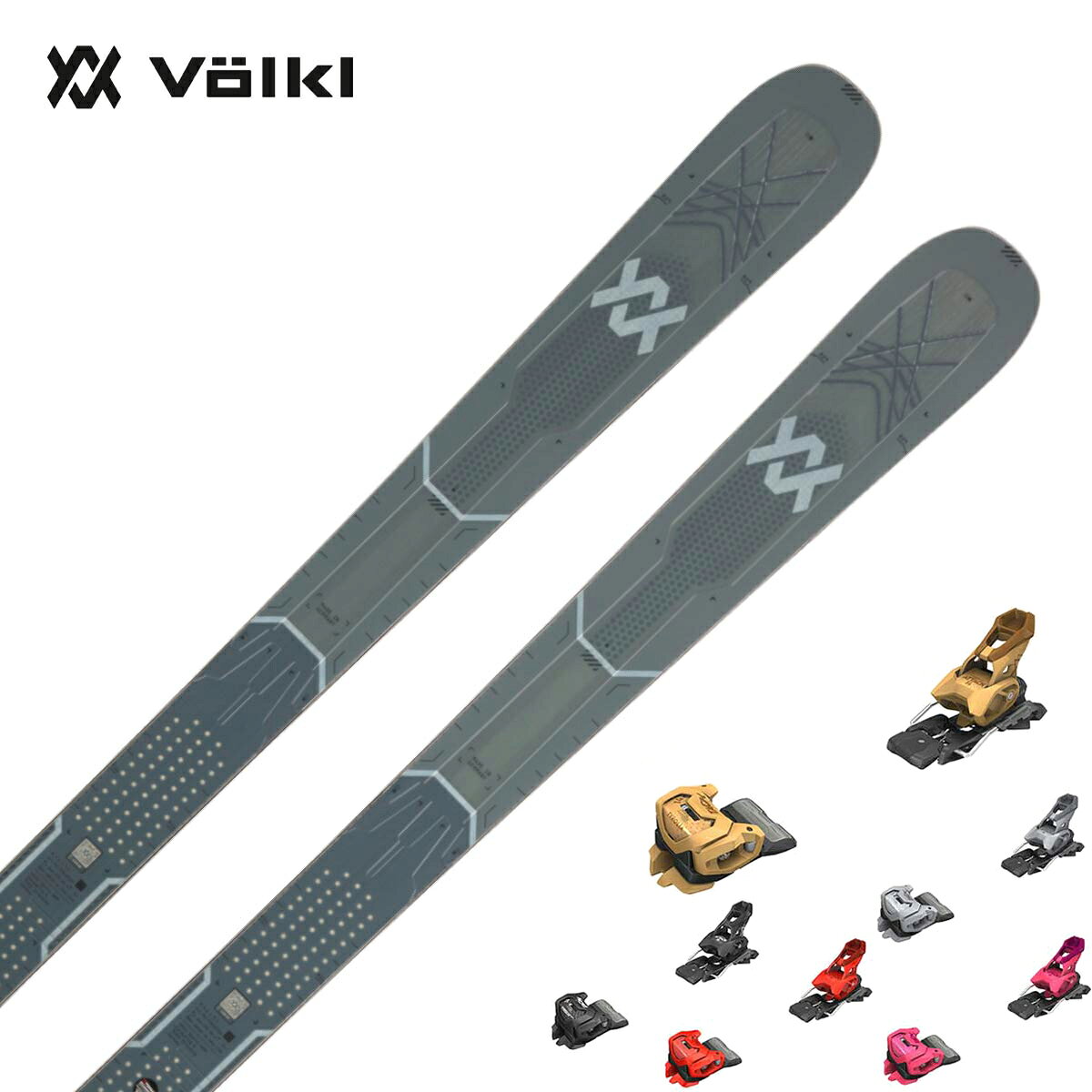 VOLKL フォルクル スキー板■MANTRA 84　マントラ 84■163cm R1・R2・R3：( 23.5m・13.2m・21.3m )サイドカット：( 129/84/110 mmm)■170cm R1・R2・R3：( 26.3m・14.7m・23.3m )サイドカット：( 129/84/110 mmm)■177cm R1・R2・R3：( 29.2m・16.2m・25.5m )サイドカット：( 129/84/110 mmm)■184cm R1・R2・R3：( 31.2m・17.3m・27.0m )サイドカット：( 129/84/110 mmm)品番V2610114.000TECHNOLOGY・Tailored Carbon Tip・3D Radius Sidecut・Tailored Titanal Frame・Full Sidewall・Base：P-Tex 2100・Base structure：Brushed structureCOREMultilayer Woodcore重量1,910g　@177cm※Weight can vary slightly due to the production cycles.・TIP & TAIL ROCKER原産国ドイツMANTRAシリーズの中では最もスリムな84mmウェストのモデルで軽快な操作性が持ち味です。上位機種と同じようにチタナールが採用されていますがどっしりしすぎず、それでいて安定感もあるので幅広スキー入門者にも扱いやすいモデルです。※メーカー企画書の情報で商品登録を行っております。予告なしに商品名と仕様変更される場合がございます。