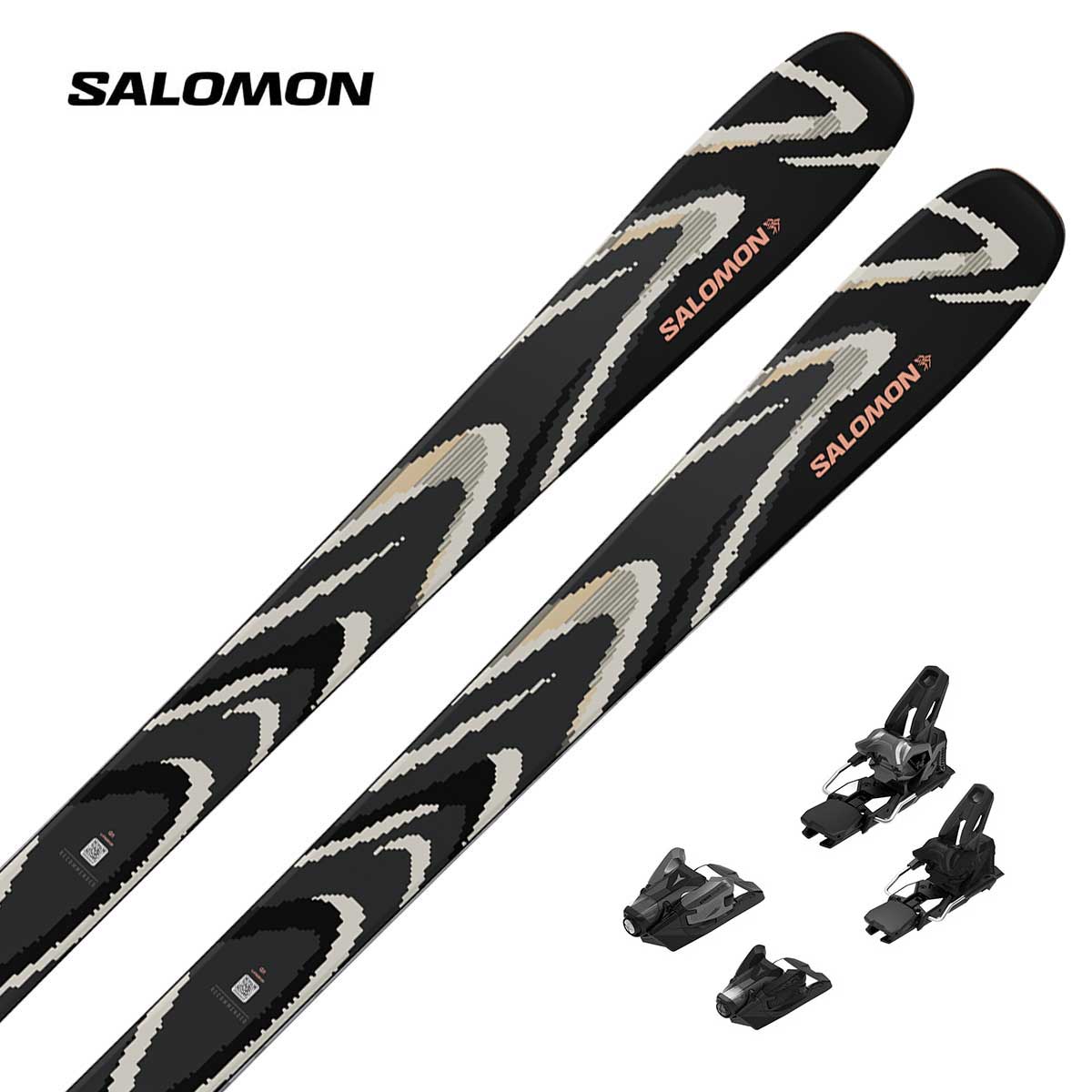 【10/14-17限定! P10倍(エントリー要)】SALOMON サロモン スキー板 メンズ レディース＜2027＞QST 94 BLACK [L478261…