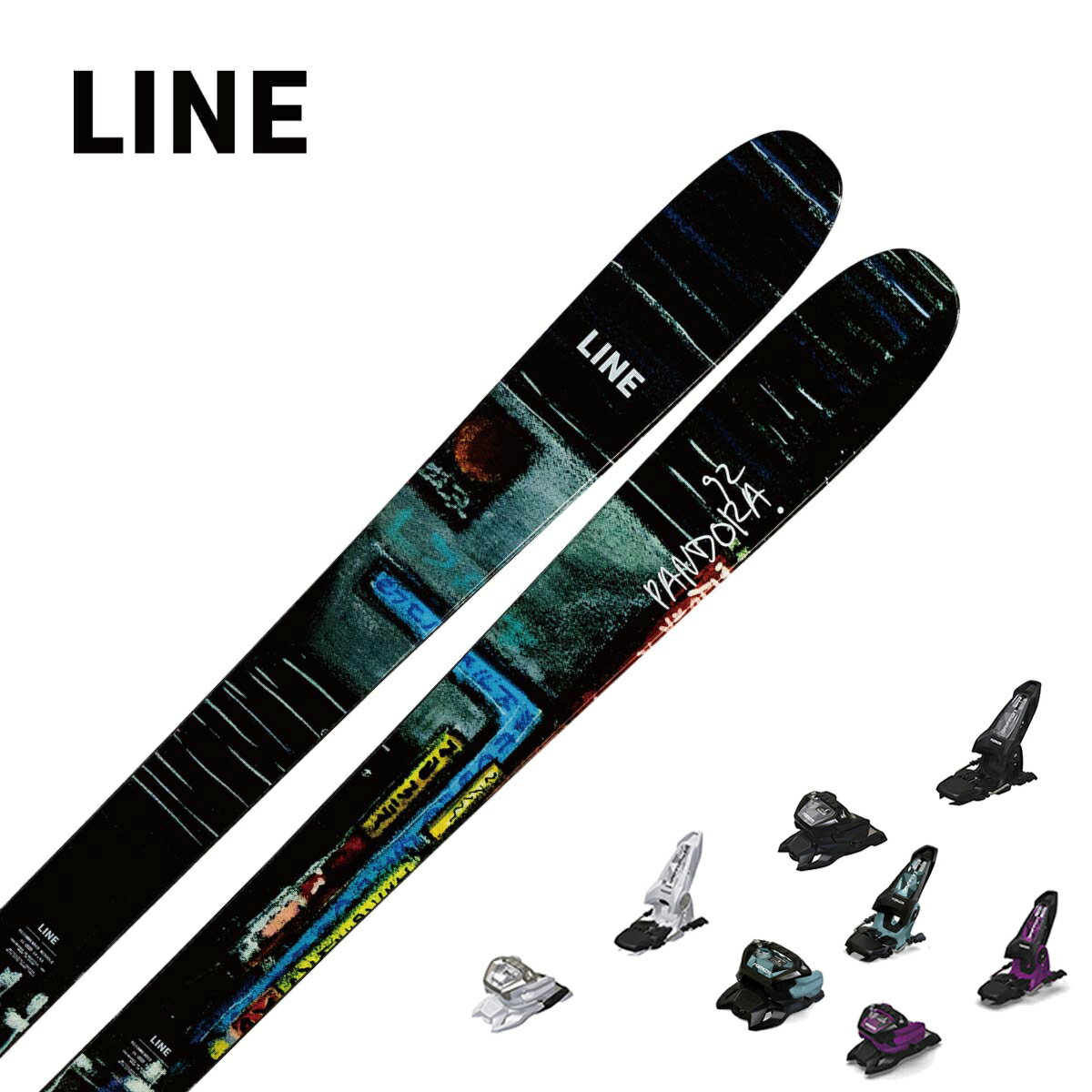LINE ライン スキー板 メンズ レディース＜2027＞PANDORA 92 / LN26176500 + ＜26＞GRIFFON 13 GW ビンディング セット 取付無料【グリップウォーク対応】