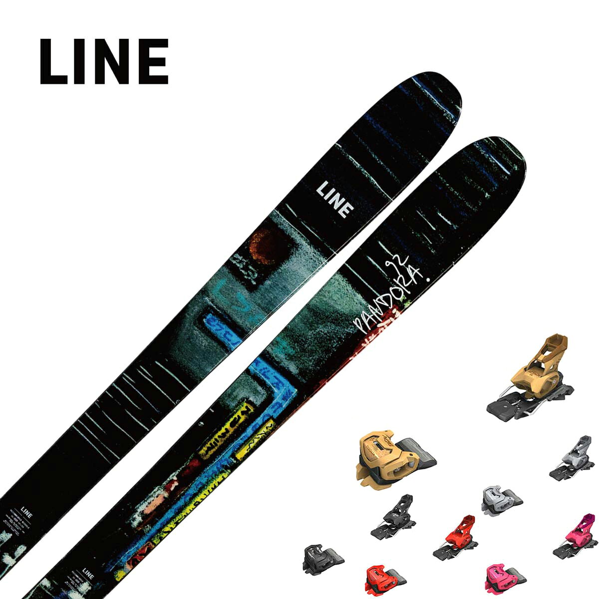 LINE ライン スキー板 メンズ レディース＜2027＞PANDORA 92 / LN26176500 + ＜27＞ATTACK 14 GW ビンディング セット 取付無料【グリップウォーク対応】