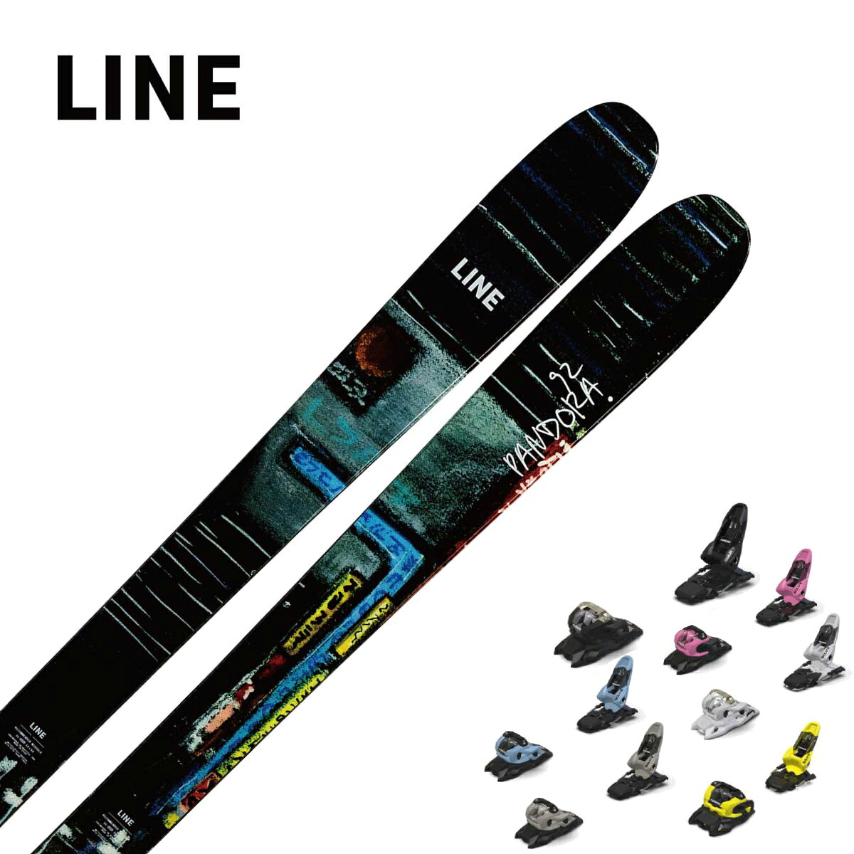 LINE ライン スキー板 メンズ レディース＜2027＞PANDORA 92 / LN26176500 + ＜27＞SQUIRE 11 ビンディング セット 取付無料