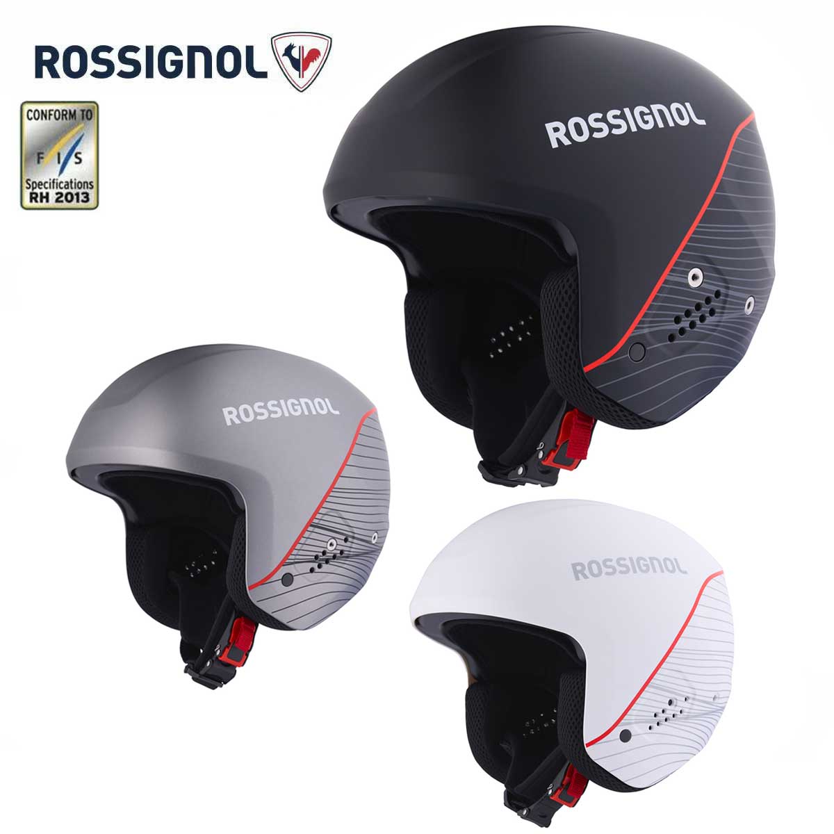 ROSSIGNOL ロシニョール スキーヘルメット■HERO GIANT FIS　ヒーロー ジャイアント フィスカラー/品番BLACK / RKPHV04GREY / RKPHV05WHITE / RKPHV06サイズXS、S、M、L、XL・Weight：580g（M）・Certification：FIS, CE EN1077 & ASTM 2040・Earpads：3D Shape・Outer shell：Hardshell ABS・Padding：Washable・Chinguard：Compatible※メーカー企画書の情報で商品登録を行っております。予告なしに商品名と仕様変更される場合がございます。