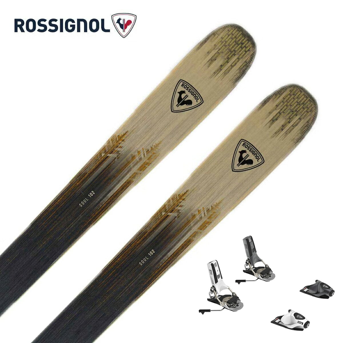 ROSSIGNOL ロシニョール スキー板 メンズ レディース＜2027＞SOUL 102 /  + ＜27＞PIVOT 2.0 11 GW ビンディング セット 取付無料