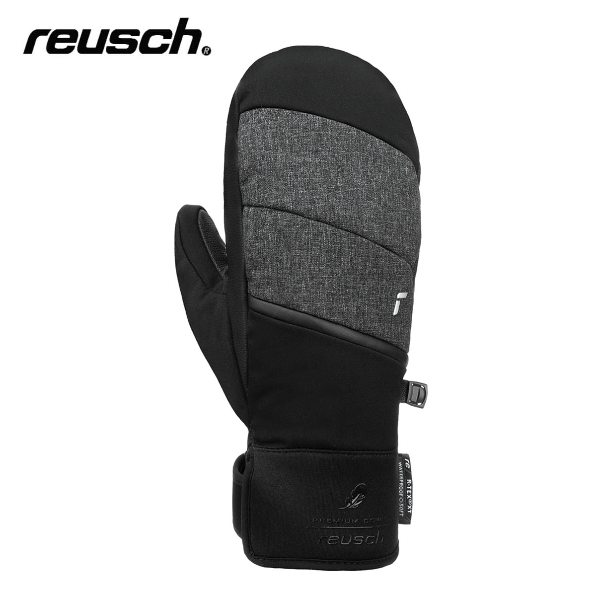 REUSCH ロイシュ スキーグローブ■6231524FEBE R-TEX XT MITTENフェベ アールテックス エックスティー ミトンカラー■7721 ブラック / ブラックメランジサイズ6.0-8.0リアルダウンを採用し保温性の高いミトンタイプのレディースグローブです。防水シートも採用し、手のひら側には柔らかいレザーを使用したショートカフスタイルです。・タイトカフ・フィンガーライニング■THE WARMESTDOWNもしくは特別な中綿を使用した保温レベルの最も高いグローブ。■WATERPROOFGORE-TEXもしくはR-TEXを使用した防水性の高いグローブ。■BREATHABLEGORE-TEXもしくはR-TEXを使用し通気性も兼ね備えたグローブ。・R-TEX XT・REAL DOWN・FINGER LINIG※メーカー企画書の情報で商品登録を行っております。予告なしに商品名と仕様変更される場合がございます。