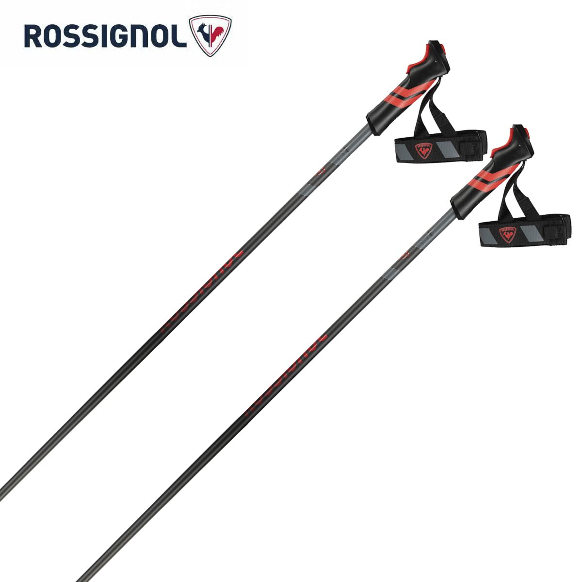 【9/4〜P10+最大7,000円クーポン】ROSSIGNOL ロシニョール スキーポール ストック メンズ レディース＜2027＞ TACTIC CARBON CLIP / RDN2010【カーボン】