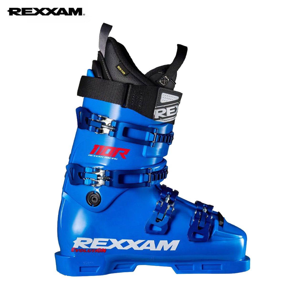 REXXAM レクザム スキーブーツ■ REVO 110R / レヴォ 110Rフレックス（硬さ）：110LAST：SLIM 92COLOR・SAPPHIRE BLUESIZE・22-22.5cm、23-23.5cm、24-24.5cm、25-25.5cm、26-26.5cm、27-27.5cm・SHELL：TPU・BUCKLE：RX-24R・INNER：BX-HR24原産国：日本REVOコンセプトを純競技用にブラッシュアップ。BX-HR24 インナー、インナーを薄くすることで、脚とシェルとの一体感を増し、より敏感でより俊敏なスキー操作を可能にする。タイムアップを狙うトップアスリート向けの FLEX 110※メーカー企画書の情報で商品登録を行っております。予告なしに商品名と仕様変更される場合がございます。