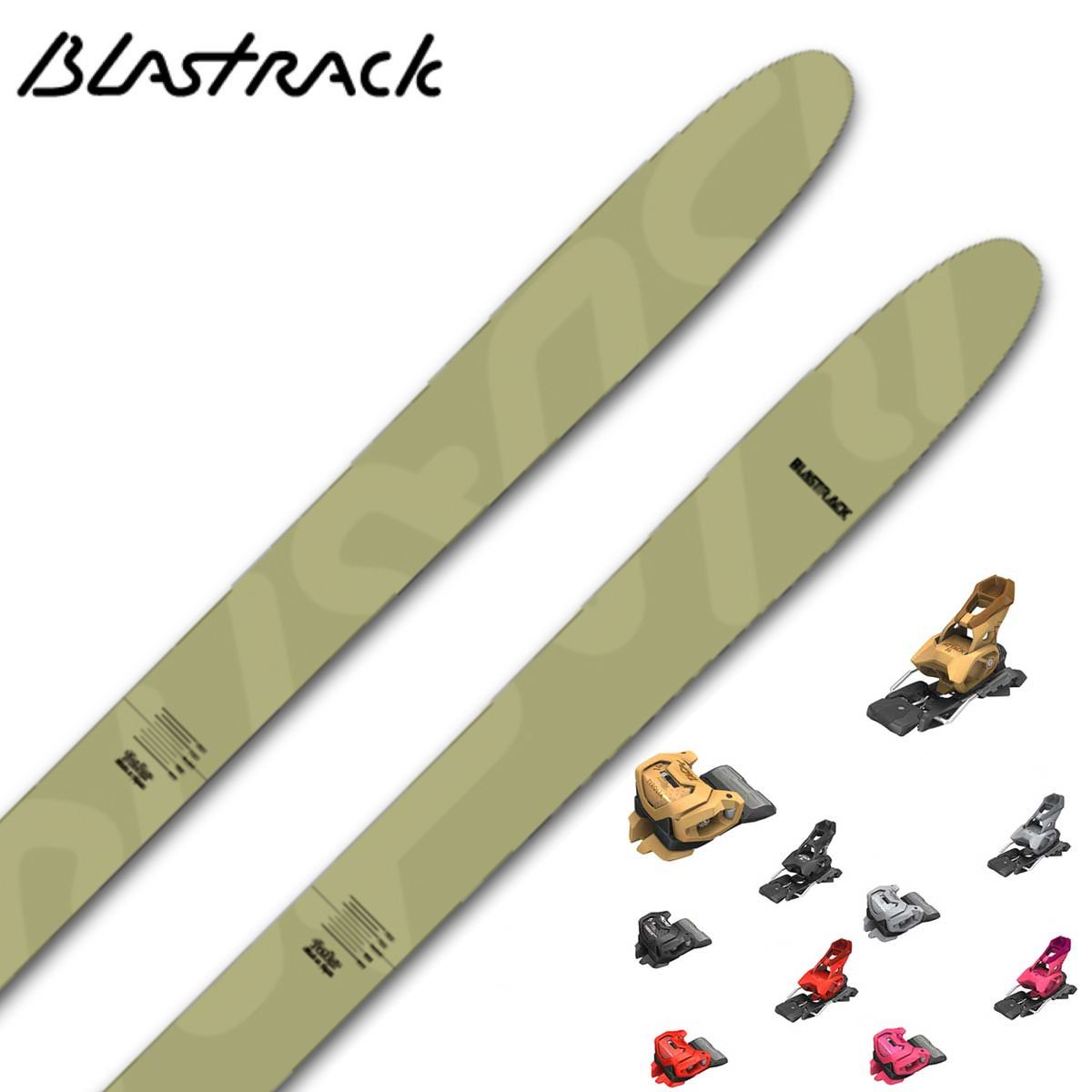 BLASTRACK ブラストラック スキー板ROC 118アールオーシー118■176cm R：( 18.1 m)サイドカット：(140-118-130mm)■183cm R：( 20.6 m)サイドカット：(140-118-130mm)・構造：シェルトップ・構成材：超軽量ウッドコア 特殊FRP・滑走面：シンタードベース クロスストラクチャー&セラミックディスクフィニッシュ・エッジ：シームレス スチール鋼・WEIGHT(1/2pair)：1690 g (183cm)Full Rockerスキー、「ROC118」が初のモデルチェンジです。構成材の変更、フレックスバランスのチューニングを行い、より安定性を向上させました。BT独自のロングノーズを基にテストを重ね開発した抵抗の少ないフルロッカー形状は軽量かつソフトなフレックスからは想像できないハイスピードターンを実現します。また、このフルロッカーはスキーをたわませる動きをある程度省略することが出来るので、複雑な山の地形に集中してライディングできるメリットもあります。「ROC118」でダイナミックなライディングをお楽しみください。※メーカー企画書の情報で商品登録を行っております。予告なしに商品名と仕様変更される場合がございます。