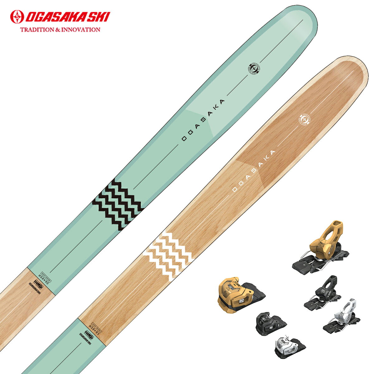 OGASAKA オガサカ スキー板■E-TURN ET-10.8■164cm　R：( 13.6 m)サイドカット：( 135.0/108.0/126.5 mm)■173cm　R：( 15.9 m)サイドカット：( 135.0/108.0/126.5 mm)■178cm　R：( 17.3 m)サイドカット：( 135.0/108.0/126.5 mm)■183cm　R：( 18.7 m)サイドカット：( 135.0/108.0/126.5 mm)■188cm　R：( 20.1 m)サイドカット：( 135.0/108.0/126.5 mm)構造・サンドウィッチ・Front Lead Function構成材・NFウッドコア(超軽量芯材)・特殊F.R.P滑走面素材：UHMW-PE　ナチュラル仕上げ：ミクロストーン＆セラミックディスクフィニッシュストラクチャー：クロスエッジシームレス重量※・板：1/2セット重量　1,037g/m※1/2セット重量は参考値ですので予めご了承ください。原産国板：日本パウダーベースのオールラウンドスキー、パウダー7　ゲレンデ3パウダーラン、ツリーランにおいては膝上くらいのパウダーでも楽にスキーの向きを変えることができ、ゲレンデではデモ用モデルのスキーと同じような感覚でキレのあるターンを楽しむことができます。パウダーベースのオールラウンドスキーが前モデルの乗り味を継承しつつ、より様々な場面での操作性が向上しました。グリップ力を高め、高速安定性と春雪や悪雪での滑走性が向上しました。108mmというシチュエーションを選ばないセンター幅を備え、パウダーもゲレンデも両方楽しみたいスキーヤーにオススメのモデルです。※メーカー企画書の情報で商品登録を行っております。予告なしに商品名と仕様変更される場合がございます。