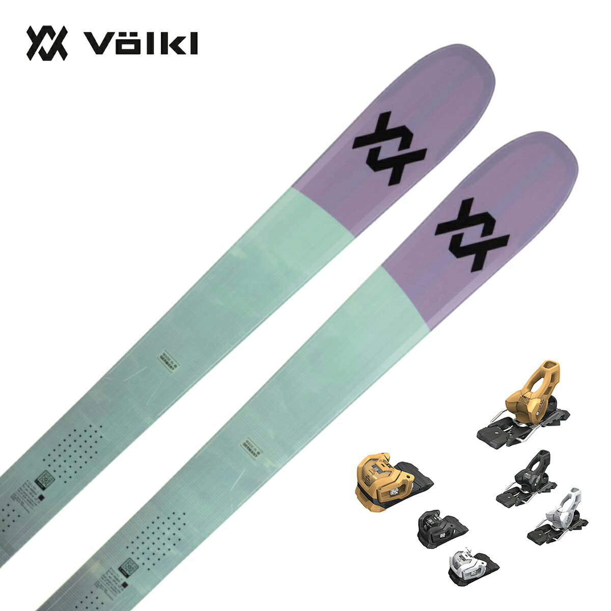 VOLKL フォルクル スキー板■BLAZE 104 PURPLE　ブレイズ 104 パープル■158cm R1・R2・R3・R4：( 17.8m・28.1m・12.6m・17.5m )サイドカット：( 143/104/128 mm)■165cm R1・R2・R3・R4：( 18.3m・30.8m・13.6m・18.7m )サイドカット：( 143/104/128 mm)■172cm R1・R2・R3・R4：( 19.2m・35.2m・15.2m・20.4m )サイドカット：( 143/104/128 mm)■179cm R1・R2・R3・R4：( 20.0m・39.9m・16.8m・22.3m )サイドカット：( 143/104/128 mm)■186cm R1・R2・R3・R4：( 20.8m・44.9m・18.5m・24.3m )サイドカット：( 143/104/128 mm)Plate/Binding・- / -品番V2610133.000TECHNOLOGY・4 Radius Drive Sidecut・3D. Glass・Full Sidewall・Titanal Binding Platform・Suspension Tip & Tail・Bio-based Resin・Base：P-Tex 2100・Base structure：Brushed structureCOREGreen Core / Hybrid Multilayer Woodcore重量1,945g　@184cm※Weight can vary slightly due to the production cycles.OPTIONALPre-cut skin avail.・TIP & TAIL ROCKER原産国ドイツ※メーカー企画書の情報で商品登録を行っております。予告なしに商品名と仕様変更される場合がございます。