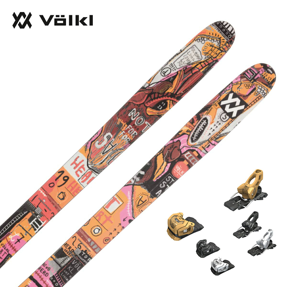 VOLKL フォルクル スキー板 メンズ レディース＜2027＞REVOLT 112 / リボルト112 [V2610153] +＜27＞ATTACK LYT 11 GW ビンディング セット 取付無料【グリップウォーク対応】