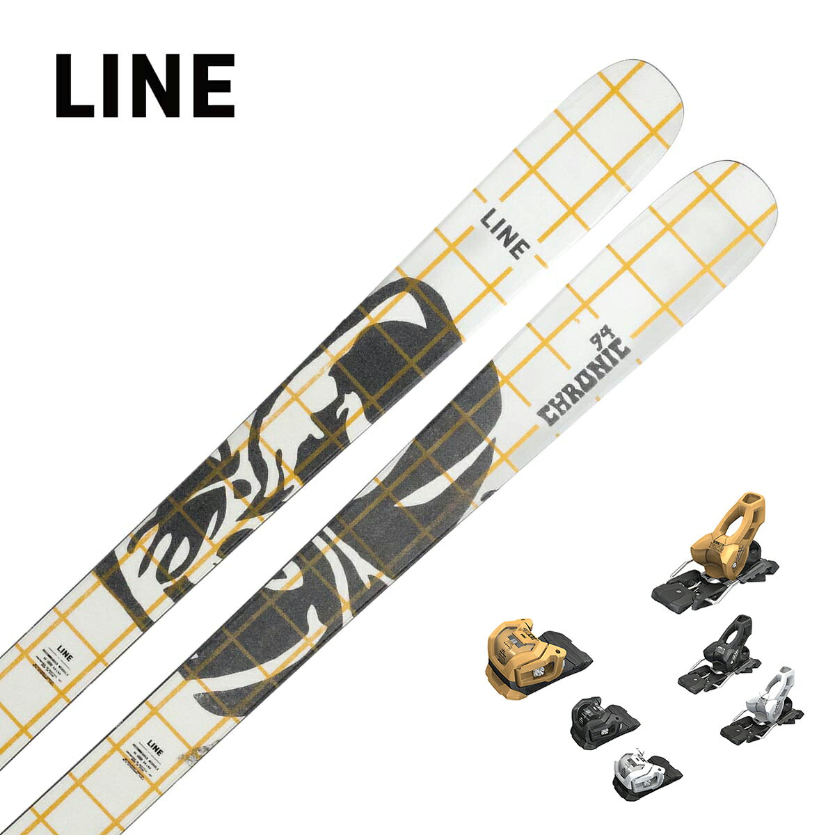 LINE ライン スキー板 メンズ レディース＜2027＞CHRONIC 94 / LN26177300 + ＜27＞ATTACK LYT 11 GW ビンディング セット 取付無料【グリップウォーク対応】