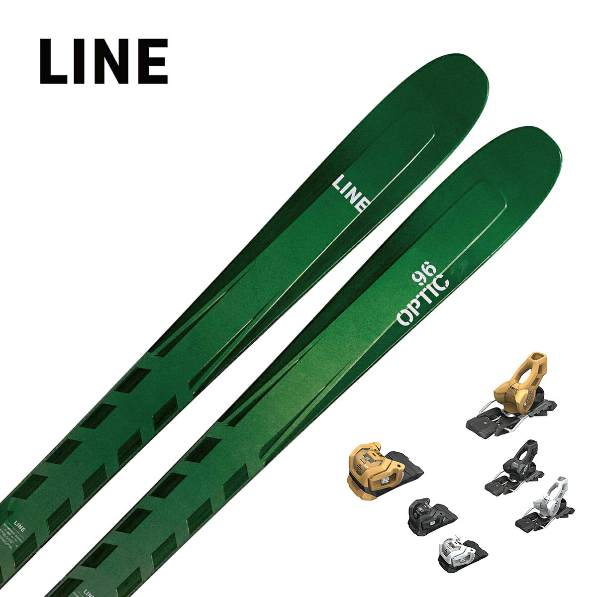 LINE ライン スキー板 メンズ レディース＜2027＞OPTIC 96 / オプティック96 LN26175900 + ＜27＞ATTACK LYT 11 GW ビンディング セット 取付無料【グリップウォーク対応】