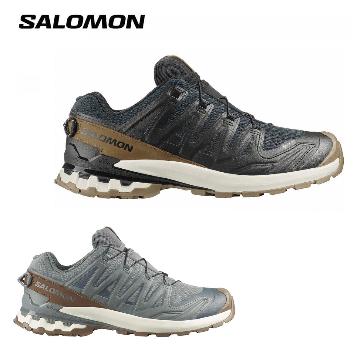 メーカー希望小売価格はメーカーカタログに基づいて掲載しています SALOMON サロモン スポーツシューズ メンズ■XA PRO 3D V9 GTX LIFELONG　エックスエー プロ 3D V9 GTX ライフロングCOLOR・L47963800 / Black（Black/Coyote Brown/Vanilla Ice）・L49296100 / Sed（SEDONA SAGE/COYOTE BROWN/VANILLA ICE）SIZE・25cm、25.5cm、26cm、26.5cm、27cm、27.5cm、28cm、28.5cm製品詳細・クッション性：Moderate・ドロップ：11mm・足部保護：High・ラグ深さ：3.5mm・推奨頻度：週2-3回のラン・対応トレイル：Technical Run・重量（片足）：11oz・幅：Regular・対応地形：Rocky / Mixed terrain 素材・構造：・インレイソール：Textile・ライニング：Textile・メンブレン：GORE-TEX・アウトソール：Rubber・アッパー：Synthetic / Leather主な機能：・GORE-TEX：防水透湿メンブレンによる快適性・quickLACETM：ワンプルで素早くフィット調整・EnergyCellTM+：高反発＋高耐久ミッドソール・3D advancedChassis：安定性・操作性・保護性能を強化・All Terrain contaGRIP(R)：あらゆる路面で高いグリップ力・Protective Toecap：つま先をしっかり保護※メーカー企画書の情報で商品登録を行っております。予告なしに商品名と仕様変更される場合がございます。