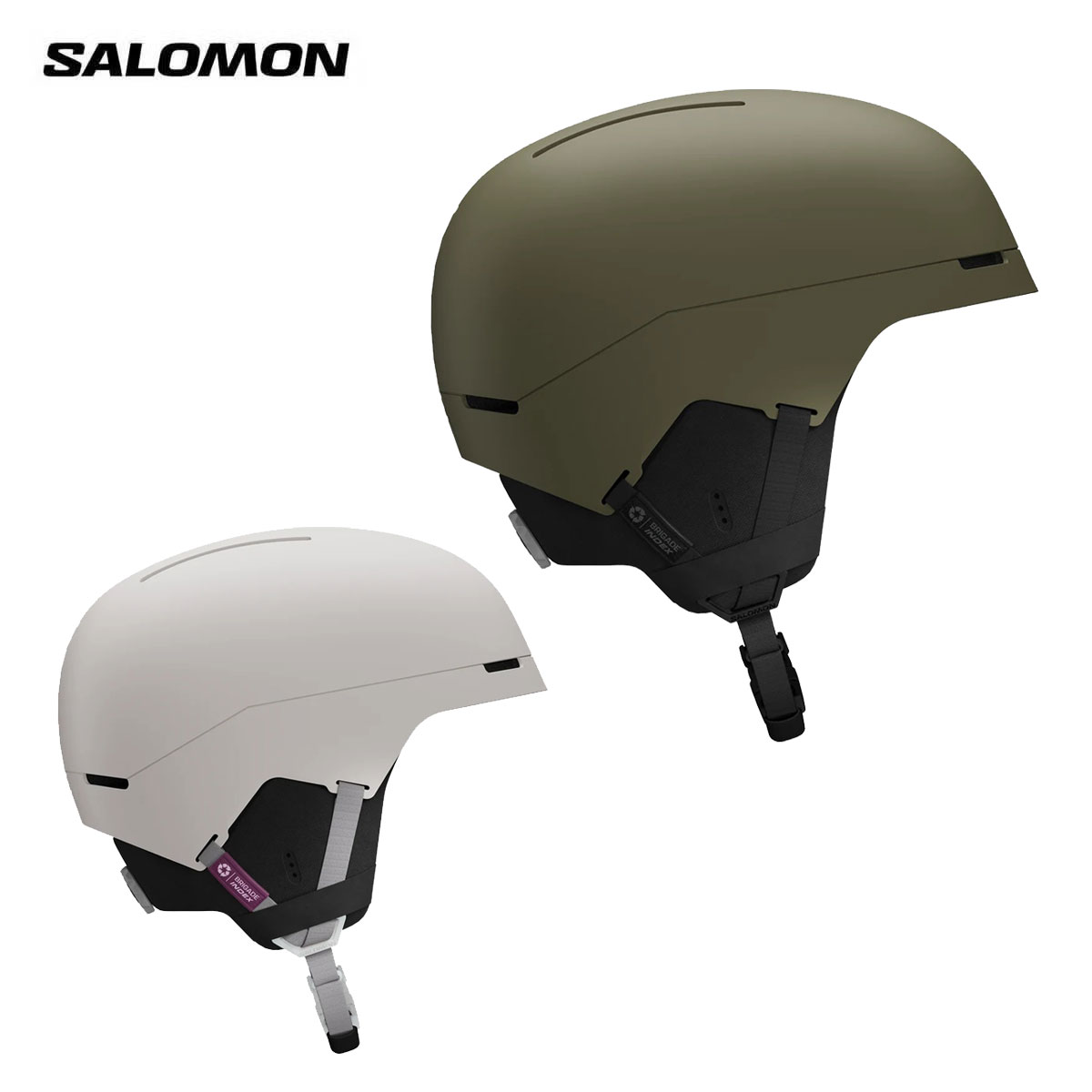 サロモン SALOMON スキーヘルメット■BRIGADE INDEX MIPS / ブリゲード インデックス ミップスカラー■Grey Violet / L47922500■Olive Night / L47922700サイズ・S,M,L・485 g・Shell construction： PP・Safety：Mips | EPP4D・Fit：Custom Dial 360/MaxFit/Oval fit・Ventilation：Airflow concept・Other features：Integrated goggle/retainer/Fully recyclable業界初の完全にリサイクル可能なスキー・スノーボード用ヘルメット再生を主眼に開発されたブリゲードインデックスは、完全にリサイクル可能な初のスキー、スノーボード用ヘルメットです。少なくとも96％の素材が同じ由来の物質から作られており、最高レベルの安全性を備えながら、使用後は完全にリサイクル可能です。リサイクルは大きな効果をもたらします。何も失わずに、多くのものが得られるのです。※メーカー企画書の情報で商品登録を行っております。予告なしに商品名と仕様変更される場合がございます。