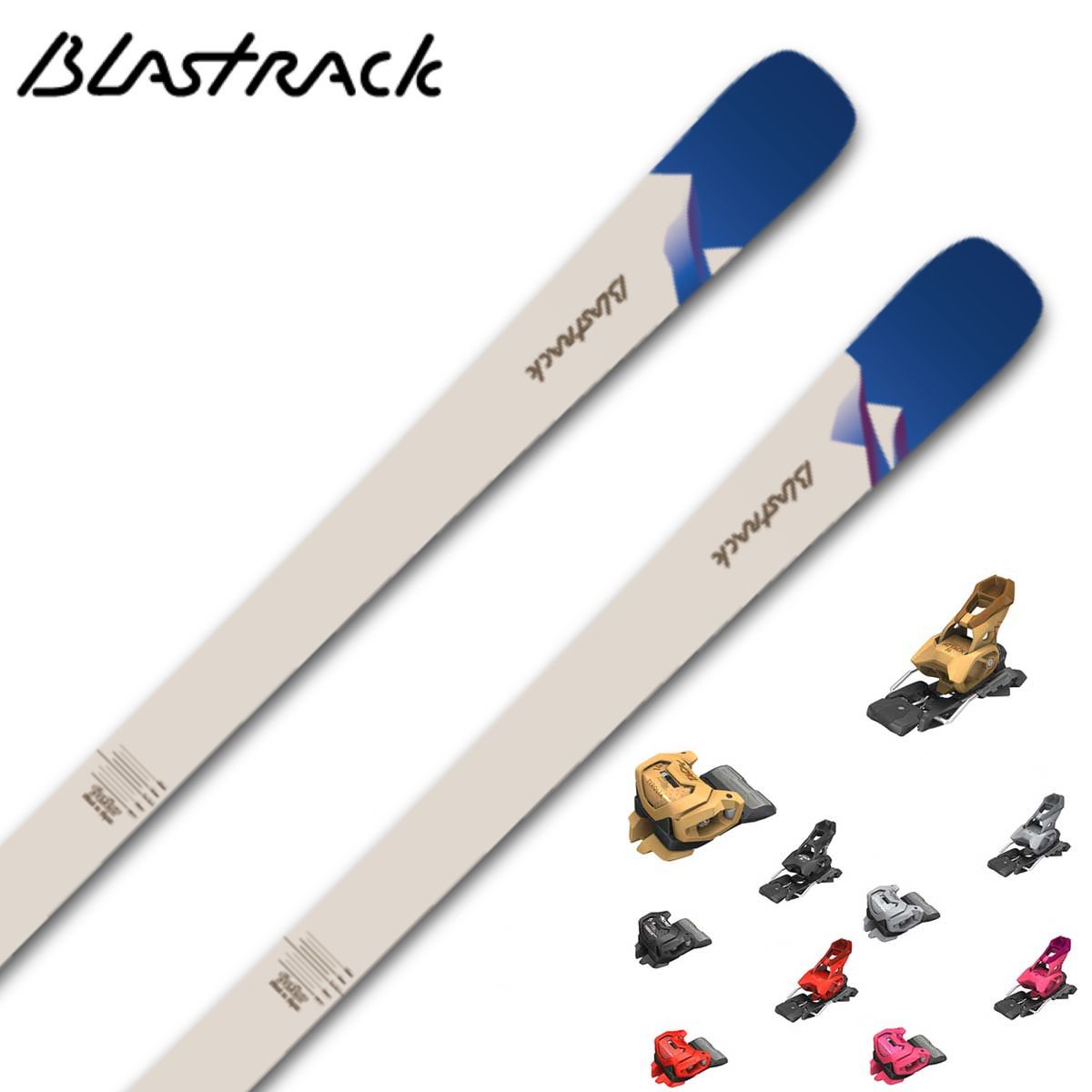 BLASTRACK ブラストラック スキー板■ELIXIR/E エリキサー/イー■165cm R：( 15.4 m)サイドカット：( 125/80.5/110 mm)■171cm R：( 16.7 m)サイドカット：( 125/80.5/110 mm)■177cm R：( 18.0 m)サイドカット：( 125/80.5/110 mm)構造：サンドウィッチ構成材：ウッドコア 特殊FRP滑走面：シンタードベース グラファイトクロスストラクチャー＆セラミックディスクフィニッシュエッジ：シームレス スチール鋼WEIGHT(1/2pair)1,740g(171cm)Made in Japanシリーズ最速モデル「ELIXIR - E」が誕生して初のモデルチェンジになります。初代の高速域での安定性・走破性を受け継ぎ、コブ斜面、不整地を含めた幅広いシチュエーションに対応する操作性をグレードアップさせました。初代より受け継ぐ「Contact-Control」機能とターン中のスキーのしなりに合わせたテールのラウンドによって、より自然でスムーズなターン性能は健在です。特に午後の急斜面や春の荒れたバーンではBLASTRACKの全モデル内で群を抜いた走破性を発揮します。ハイスピードカービングからゲレンデ内のパウダー、春雪までオールシーズン楽しめます。 ※メーカー企画書の情報で商品登録を行っております。予告なしに商品名と仕様変更される場合がございます。