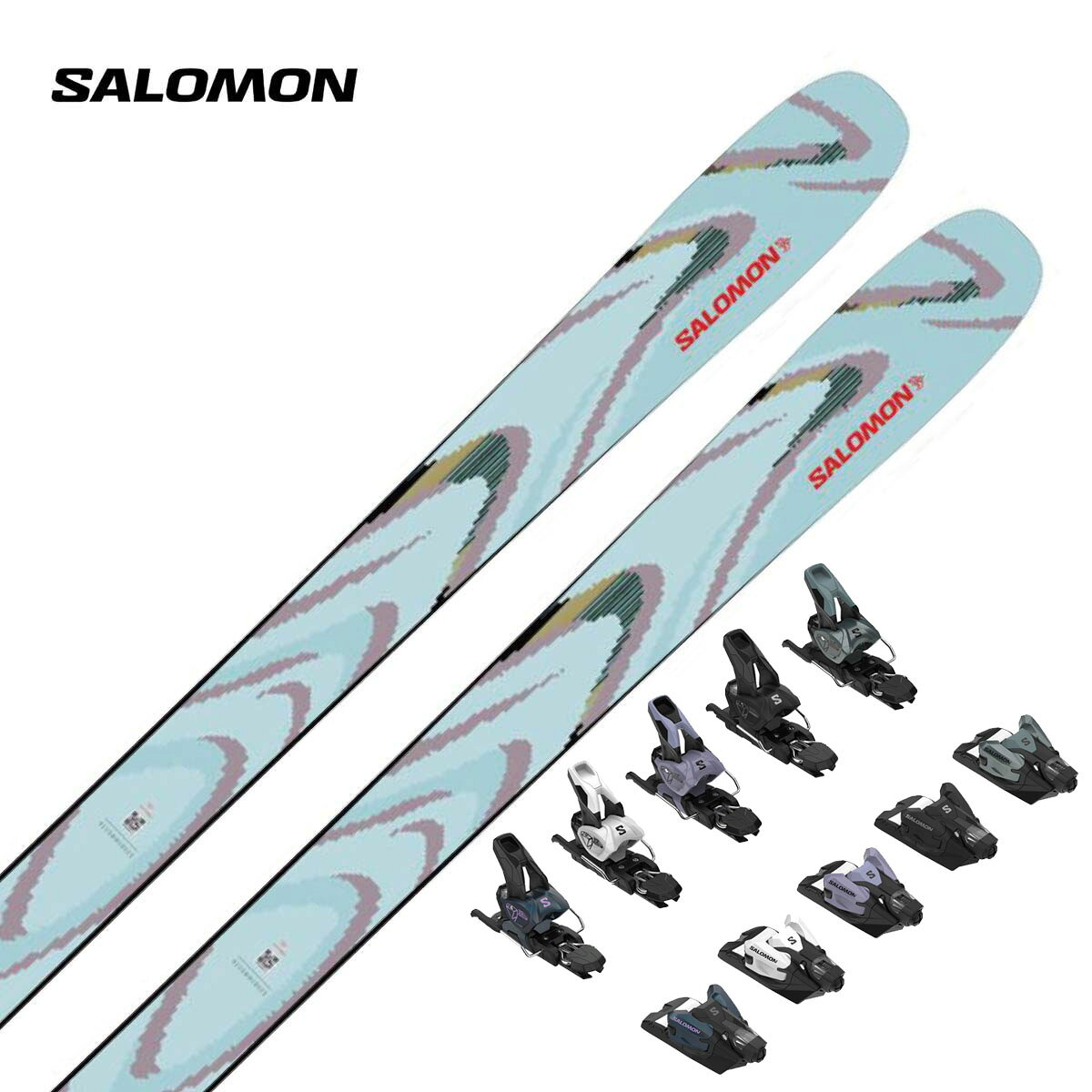 SALOMON サロモン スキー板 メンズ レディース＜2026＞QST 94 ICED AQUA / [L47774600+] + ＜27＞SALOMON STRIVE 12 GW ビンディング セット 取付無料【グリップウォーク】