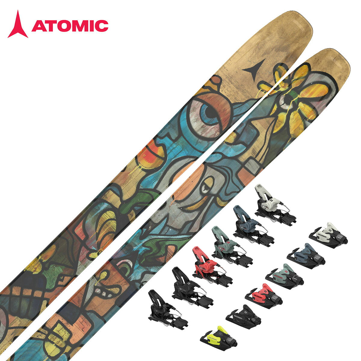 メーカー希望小売価格はメーカーカタログに基づいて掲載していますATOMIC アトミック スキー板■Bent Chetler 120 ベント チェトラー 120■176cm R：( 18.0 m)サイドカット：( 142/120/133 mm)■184cm R：( 19.0 m)サイドカット：( 143/120/134 mm)■192cm R：( 20.0 m)サイドカット：( 144/120/135 mm)Rocker・Powder Rocker 30/40/30Features・HRZN 3D Bent ・Directional Shape・Light Woodcore・Dura Cap Sidewall・Glossy Topsheet・Side Edge Angle: 87° ・Base Edge Angle: 1.0°・Standard Edge※HRZN 3D：独自の立体的な面取りを施したチップで、表面積を増やすことで深雪コンディションでの浮力を向上させています。Weight・1800g / 184cmCFR(CO2e)・-13%※Carbon Footprint Reduction of GWP raw materials in comparison with the Bent Chetler 120, 2022原産国AUSTRIA常にフリーライド・スキーを前進させ続けるアトミック・ベント・チェトラー120は、より浮力、バランス、遊び心を追求した新しいコア・プロファイルで進化を遂げました。 ※メーカー企画書の情報で商品登録を行っております。予告なしに商品名と仕様変更される場合がございます。