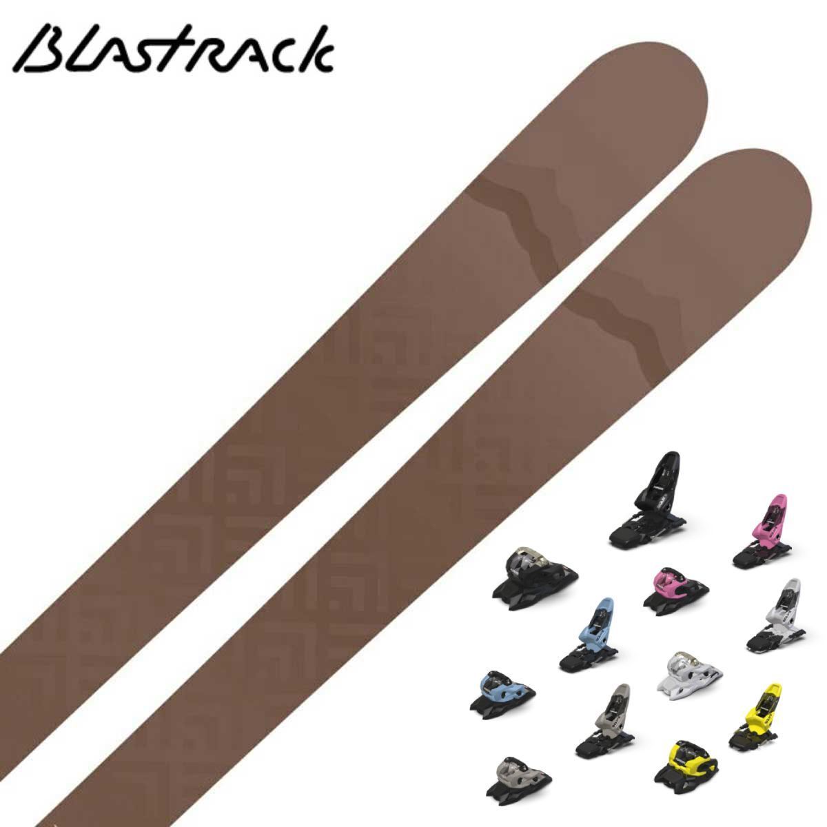 メーカー希望小売価格はメーカーカタログに基づいて掲載していますBLASTRACK ブラストラック スキー板■11100230BLAZER /ブレイザー■160cm R：( 13.4 m)サイドカット：( 126/87/112 mm)■165cm R：( 14.5 m)サイドカット：( 126/87/112 mm)■170cm R：(15.6 m)サイドカット：( 126/87/112 mm)■175cm R：( 16.7 m)サイドカット：( 126/87/112 mm)テキスト・構造 / シェルトップ・構成材 / 超軽量ウッドコア　特殊F.R.P・滑走面 / シンタードベース　グラファイト　クロスストラクチャー＆セラミックディスクフィニッシュ・エッジ / シームレス　スチール鋼・Weight (1/2pair)1,270g (160cm)スキーのフレックスバランスのチューニング、構成材の変更を行い、よりしっかりとした足元のグリップを持つボディに仕上げました。春のロングツアーのほかゲレンデなどフィールドを選ばず楽しめる軽量ツアリングスキーです。スキーを履いた瞬間に体感できるその軽さで、長時間のハイク、滑走を容易に楽しませてくれます。原産国日本製 ※メーカー企画書の情報で商品登録を行っております。予告なしに商品名と仕様変更される場合がございます。