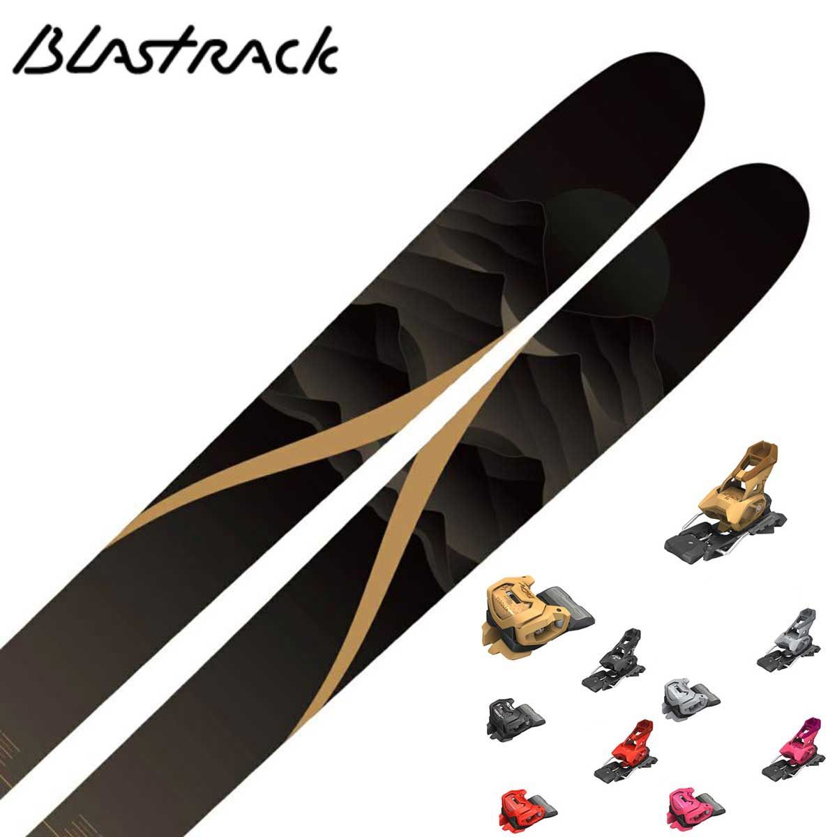 メーカー希望小売価格はメーカーカタログに基づいて掲載していますBLASTRACK ブラストラック スキー板■11100233MASSIVE106 / マッシヴ106■165cm R：( 16.7 m)サイドカット：( 134/106/122 mm)■178cm R：( 20.5 m)サイドカット：( 134/106/122 mm)■185cm R：( 22.7 m)サイドカット：( 134/106/122 mm)テキスト・構造 / シェルトップ・構成材 / 軽量ウッドコア　特殊F.R.P・滑走面 / シンタードベース　グラファイト　クロスストラクチャー＆セラミックディスクフィニッシュ・エッジ / シームレス　スチール鋼・Weight (1/2pair)1,800g (178cm)パウダーシーンにおいて、その扱いやすさに定評のある「MASSIVE116」のウエストをさらに絞り、106mmに設定した「MASSIVE106」。MASSIVE106誕生から初のフルモデルチェンジとなります。スキーのフレックスバランスを一から見直し、特にノーズ側の剛性をUPさせました。また、構成材の変更を合わせて行い、荒れたバーンや硬い雪質での安定性、走破性も高くなりました。センター幅106mmのスキーはパウダーでの浮力と、機敏なターン性能で日本のツリーランにおいて、楽にスキーの向きを変えることができ、ゲレンデではスピードと切れのあるターンが楽しめます。ややしっかりめのフレックスとシャープなアウトラインは、ディープなパウダーから長めのハイクアップ、ゲレンデでの安定したターンやパークまで、欲張り過ぎなスキーヤーにおすすめのモデルです。原産国日本製 ※メーカー企画書の情報で商品登録を行っております。予告なしに商品名と仕様変更される場合がございます。