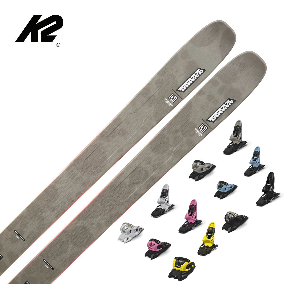 K2 ケーツー スキー板 メンズ レディース＜2026＞MINDBENDER 108Ti [KS250947] + ＜27＞SQUIRE 11 ビンディング セット 取付無料