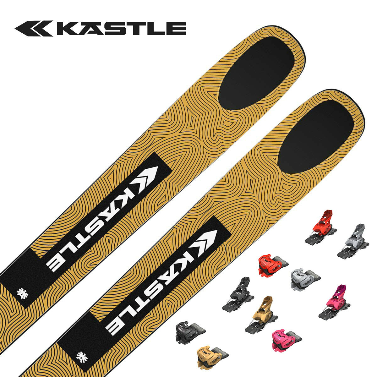 KASTLE ケスレ スキー板 メンズ レディース 2025 ZX 108 / AZ10823 + ＜27＞ATTACK 14 GW ビンディング セット 取付無料 【グリップウォーク】