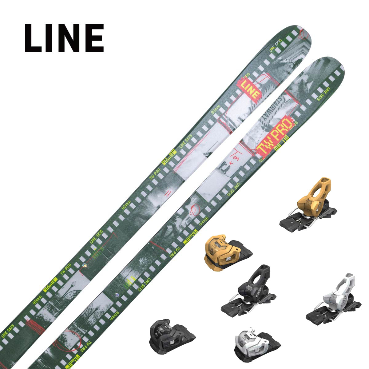 メーカー希望小売価格はメーカーカタログに基づいて掲載していますLINE ライン スキー板■TOM WALLISCH PRO トム ウォリッシュ プロ■157cm R：( - m)サイドカット：(118/90/116 mm)■164cm R：( - m)サイドカット：(118/90/116 mm)■171cm R：( - m)サイドカット：(118/90/116 mm)■178cm R：(19.0 m)サイドカット：(118/90/116 mm)■185cm R：( - m)サイドカット：(118/90/116 mm)CONSTRUCTION:Aspen VeneerWEIGHT:2010g @ 178SUPER POWERS:Carbon Ollieband新たに進化を遂げた――**Tom Wallisch Pro（トム・ウォーリッシュ・プロ）**が登場。Tom Wallisch本人との密な共同開発によって設計されたこのモデルは、LINEのパークスキーラインアップの中でも最高峰のパフォーマンスを誇る1本です。新たにバイオレジン構造を採用し、Thick-Cutサイドウォール、Thin Tipテクノロジー、そして補強済みのコア構造を組み合わせることで、耐久性・反応性・軽量性をバランスよく実現。深夜のストリートセッションから、世界中のワールドカップでのビッグエアまで、あらゆるシーンに対応できるスキーとして完成されています。Tom本人と開発チームが2年にわたってテストを重ねてきた渾身の一作――新時代のTom Wallisch Proが、いよいよそのベールを脱ぎます。 ※メーカー企画書の情報で商品登録を行っております。予告なしに商品名と仕様変更される場合がございます。