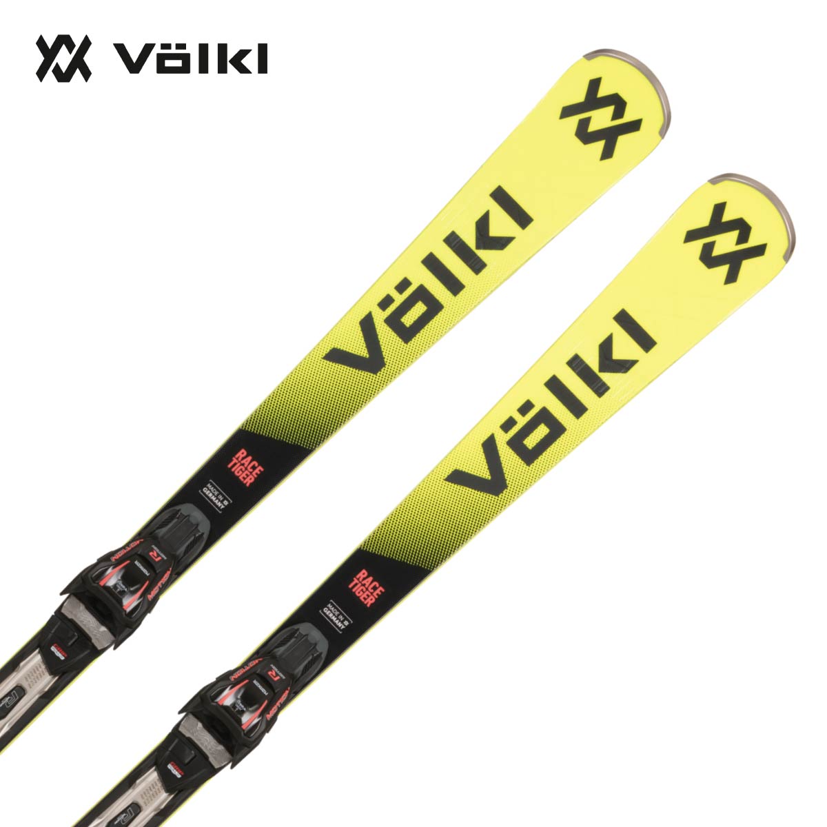 VOLKL フォルクル スキー板■RACETIGER SL レースタイガー SL■150cm R：( 10.4 m)サイドカット：( 125/67/102 mm)■155cm R：( 11.0 m)サイドカット：( 125/67/102 mm)■160cm R：( 12.0 m)サイドカット：( 125/67/102 mm)■165cm R：( 12.8 m)サイドカット：( 125/67/102 mm)■170cm R：( 13.6 m)サイドカット：( 125/67/102 mm)Plate/Binding・rMotion 3 Toolless / RMotionT 12 85mm BLACK/FLO-RED品番V2610004.000TECHNOLOGY・Tailored Carbon Tip・Tailored Torsion Woodcore・3D.Glass・Full Titanal・Full Sidewall ABS・Base：P-Tex 4504・Base structure：Zebra structure・Plate System：rMotion 3 ToollessCORETailored Torsion Woodcore33% Poplar / 67% Beech重量3,020g　@165cm（w/Binding）※Weight can vary slightly due to the production cycles.・TIP ROCKER・グリップウォーク対応原産国ドイツ今シーズンフルモデルチェンジしたショートターンモデルの決定版です。新たに導入した芯材に合わせてサイドカットも変更、フレックスとトーションのバランスが研ぎ澄まされ、これまで以上にスムーズでタイトなターンが可能になりました。フォルクル不動の人気モデルです。※メーカー企画書の情報で商品登録を行っております。予告なしに商品名と仕様変更される場合がございます。