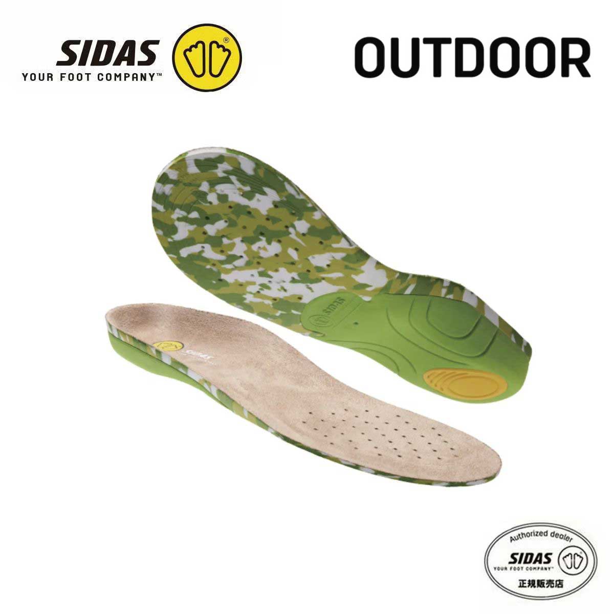 メーカー希望小売価格はメーカーカタログに基づいて掲載しています SIDAS シダス インソール■3153781　OUTDOOR 3D　アウトドア 3D・マイクロファイバー：高密度で足当たりがソフト・EVAコンフォートレイヤー：二層構造でクッション性のあるベース・ニューアナトミカルEVAシェル：ナイロンとEVAの中間のサポート力・ソフトEVAパッド：クッション性・3D・つま先厚：4.0mmサイズXS/22.0-23.0cmS/23.5-24.5cmM/25.0-26.5cmL/27.0-28.0cmXL/28.5-29.5cmクッション性と適度なグリップ＆ボリュームMADE IN CHINA※メーカー企画書の情報で商品登録を行っております。予告なしに商品名と仕様変更される場合がございます。
