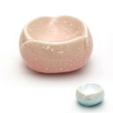 【ご飯入れ やわらぎ】 (ピンク/ブルー) 仏器 陶器製 手元供養 かわいい 花あかり