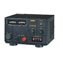 ●型　番 　DM-340MV ●JANコード 　4969182310085 ●入力電源 　AC100V ●出力電圧 　DC1〜15V(可変) 　(センタークリック13.8V) ●間欠最大出力（13.8V時） 　35A ●連続最大出力（13.8V時） 　30A ●保護回路 　フの字特性自動電流制限式 ●保護回路動作点 　35A以上 ●使用ヒューズ 　10A ●出力系統 ネジ式ターミナル 　1系統(35A) ●シガーライターソケット 　1系統(10A) ●ワンタッチプッシュターミナル 　2系統(6A) ●背面端子 　− ●メーター 　A/V独立2連式 ●ファン 　温度制御式ファン ●外形寸法(W×H×D) 　235×153×230mm ●重量 　9.4kg ●使用範囲 　無線機 : 出力200Wまで 　パワーブースター : 出力200Wまで デジタル・アナログ・アマチュア・業務用無線機、トランシーバー、特定小電力無線機、簡易無線機、中継器、免許更新、その他通信機器本体、オプション（バッテリー、乾電池ケース、スピーカー、マイク、充電器、電源、DCコンバーター、ケーブル、イヤホン、キャリングケース、ベルトクリップなど）に関してのご用命は秋葉原で創業60年の田中電気にお任せください。 KENWOOD[ケンウッド]、MOTOROLA[モトローラー]、STANDARD[スタンダード]、iCOM[アイコム]、ALINCO[アルインコ]、Panasonic[パナソニック]など、各種有名メーカーの商品も取り揃えています。