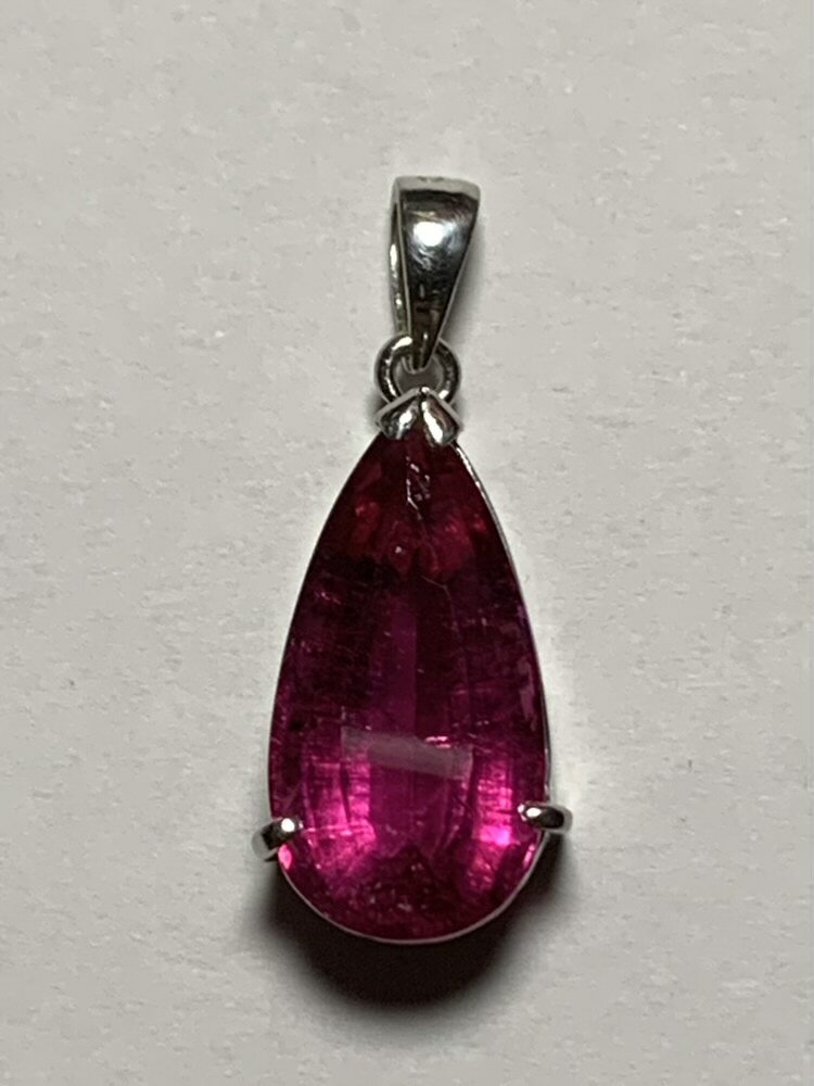 Pt900トルマリンペンダントペン...