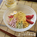 日本製 きれいに重ねられる ぶっかけめん皿 1個【ひやし中華 うどん そうめん サラダ 透明 食器 樹脂製 軽い 洗いやすい お手軽 日本製 おうち時間 夏 和...
